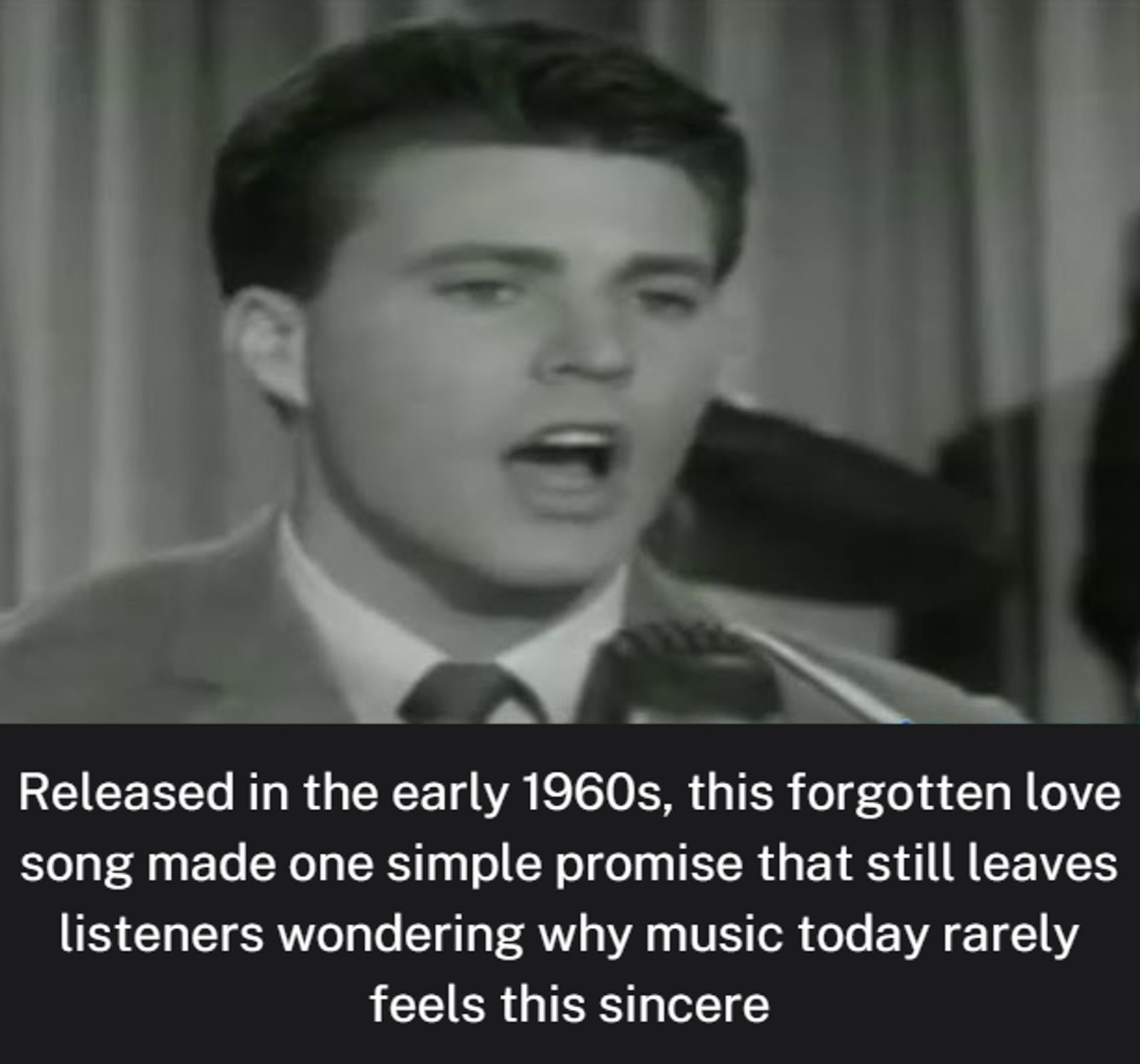 Released in the early 1960s, this forgotten love song made one simple promise that still leaves listeners wondering why music today rarely feels this sincere