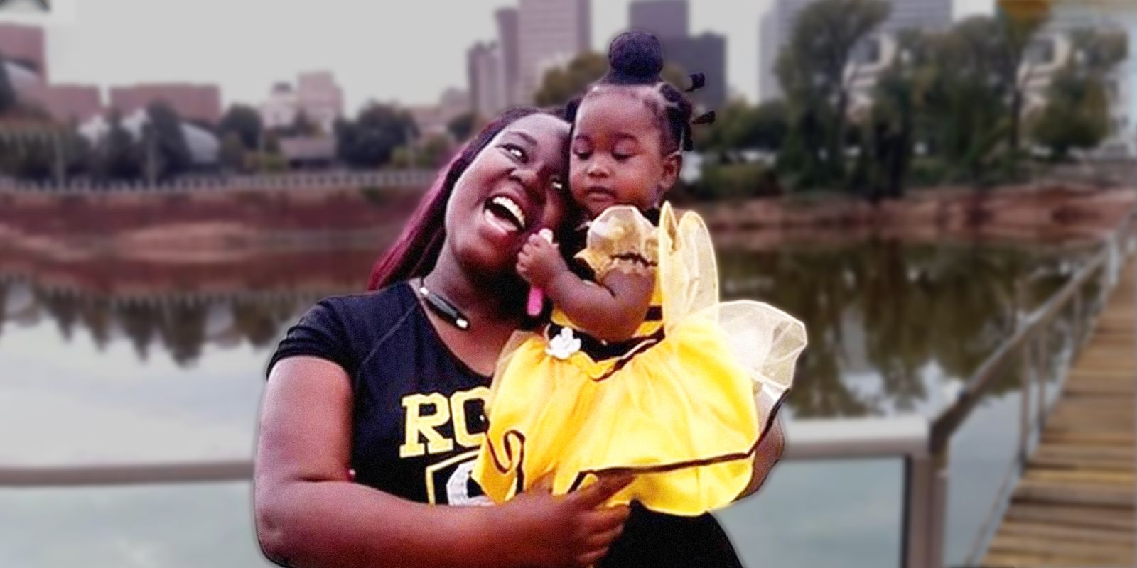 Christina Snow with one of her kids. | Source: Facebook/Abdikarim Hussein