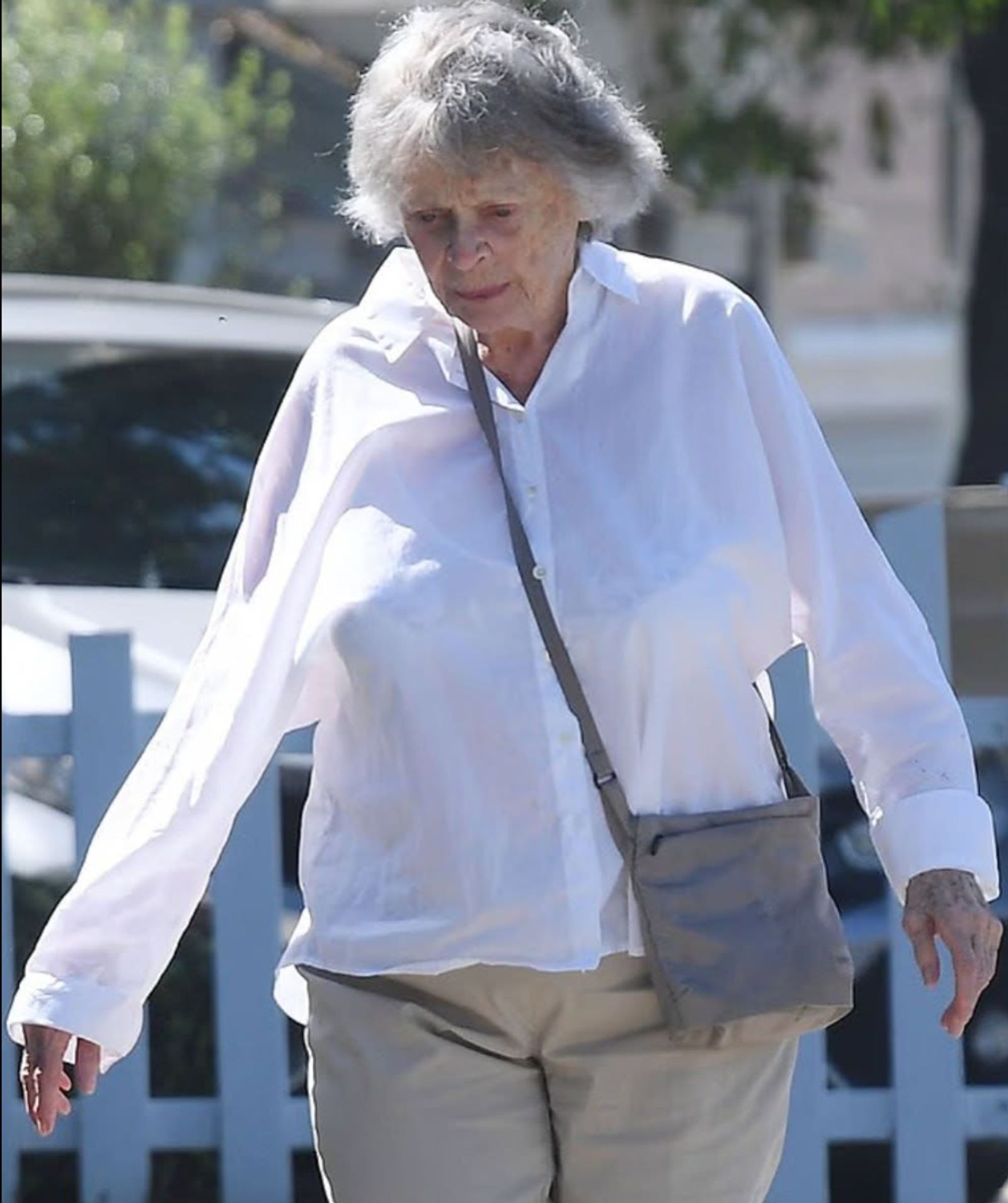 A Hollywood screen legend — one half of the oldest living married couple in the industry — was recently spotted during a rare outing in Los Angeles.