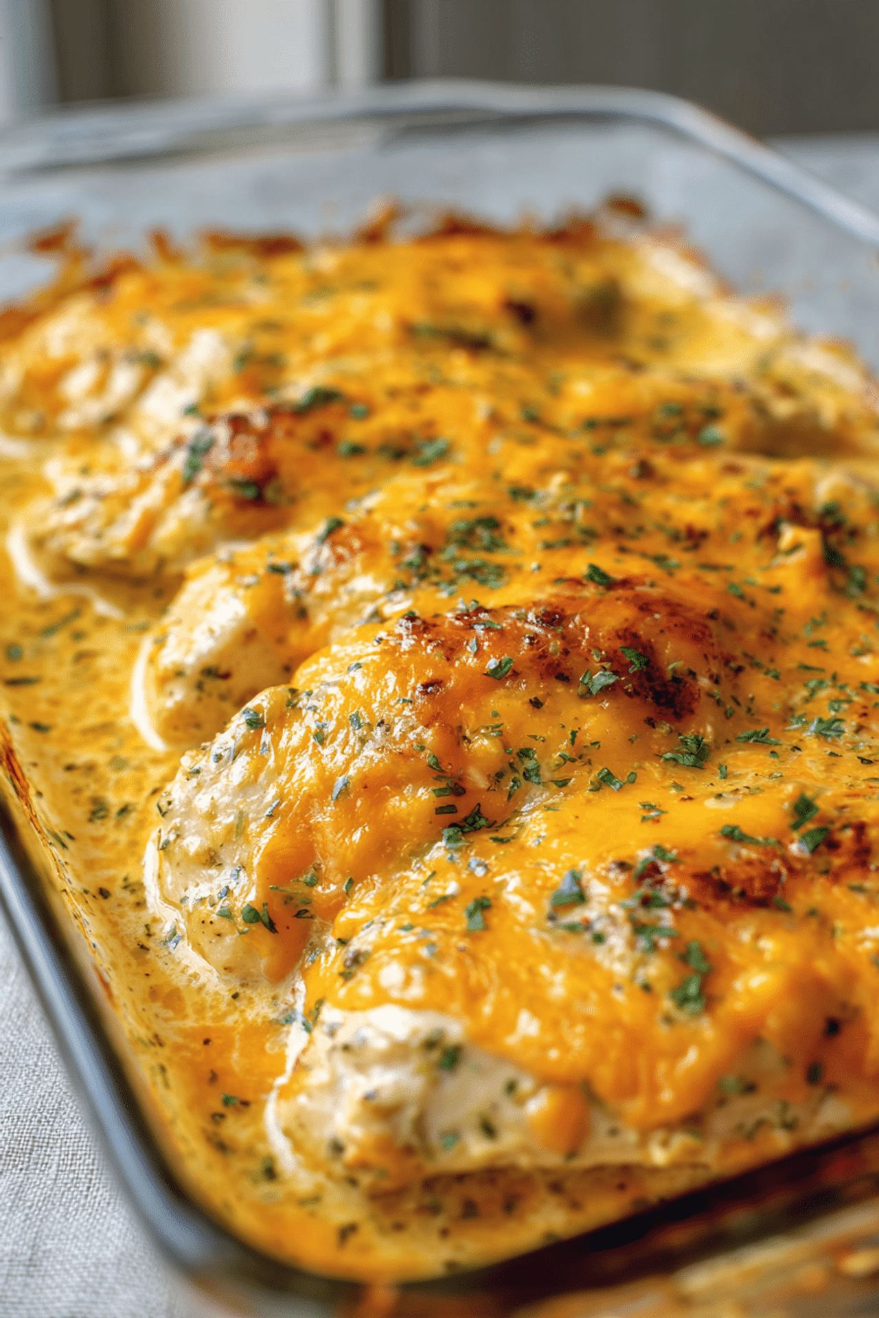 4-Ingredient Cheesy Ranch Chicken
