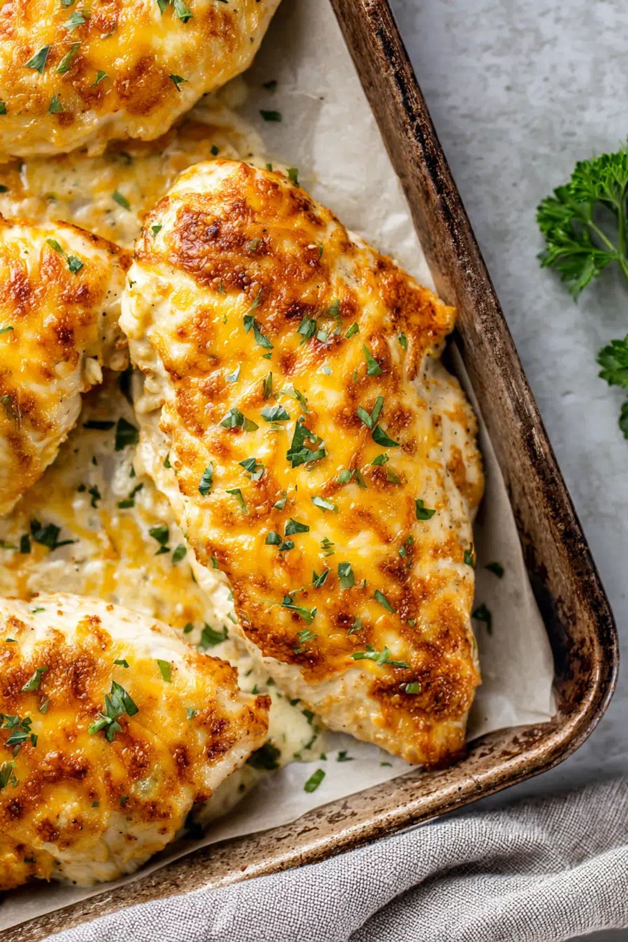 4-Ingredient Cheesy Ranch Chicken