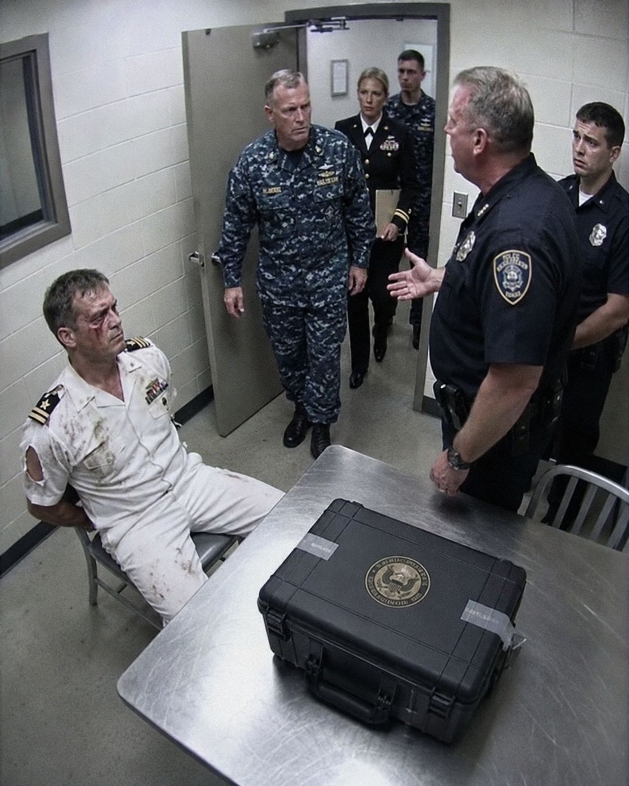 A County Officer T@sed Me While Both Of My Hands Were Still Raised, Then Laughed And Said: You Reaching For Something, H