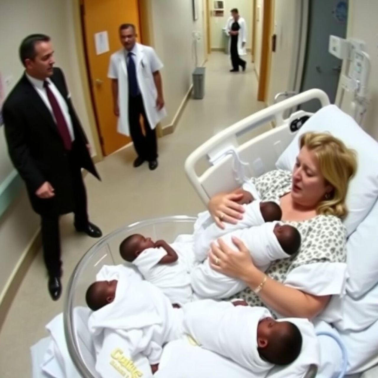 All five babies were Black. My husband shouted they weren’t his, fled the hospital, and vanished. I raised them alone am