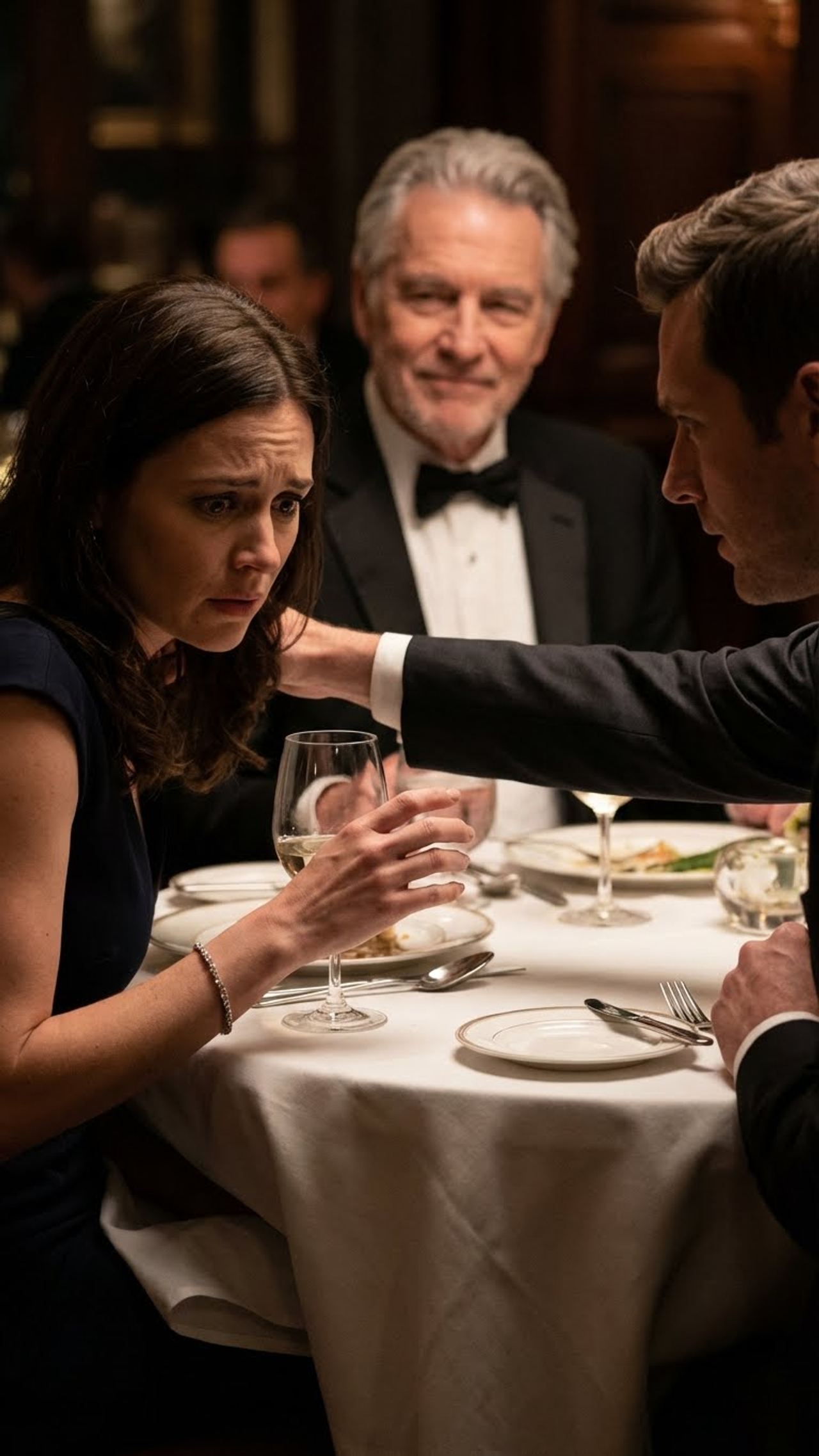 At a fancy dinner, my son-in-law yanked my daughter’s hair because she ordered the “wrong” wine. His father clapped and