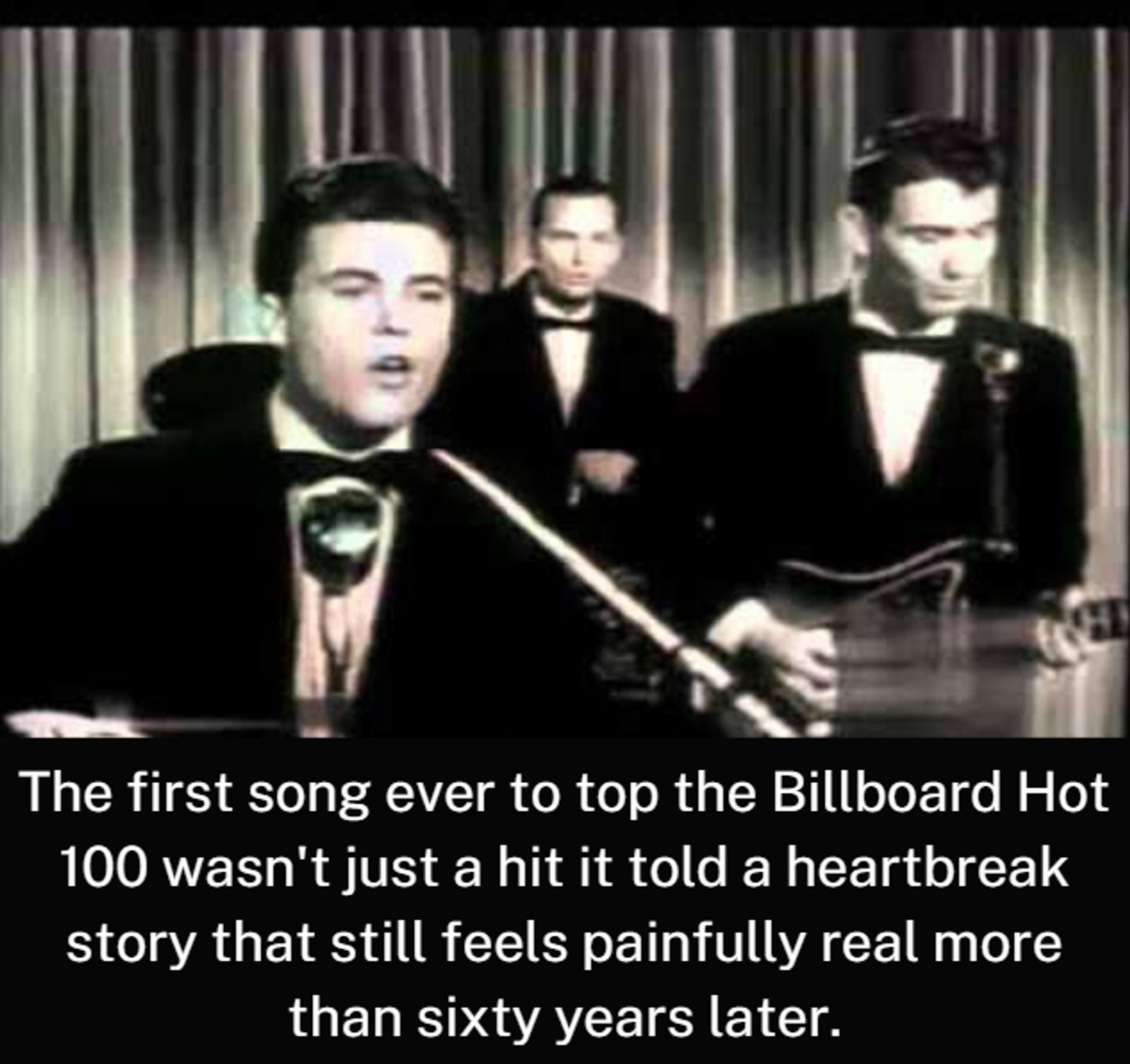 The first song ever to top the Billboard Hot 100 wasn't just a hit—it told a heartbreak story that still feels painfully real more than sixty years later.