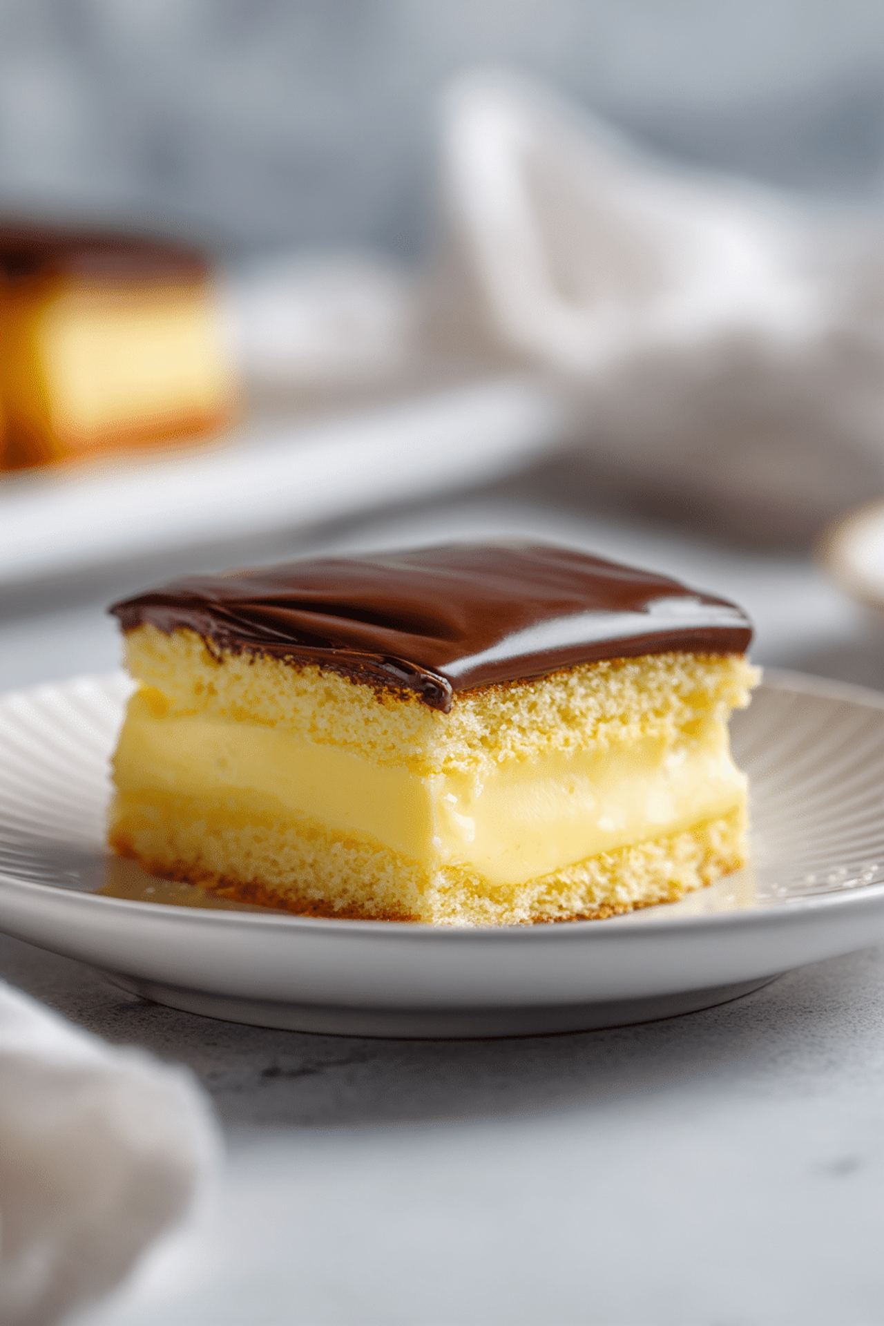 Boston Cream Sheet Cake