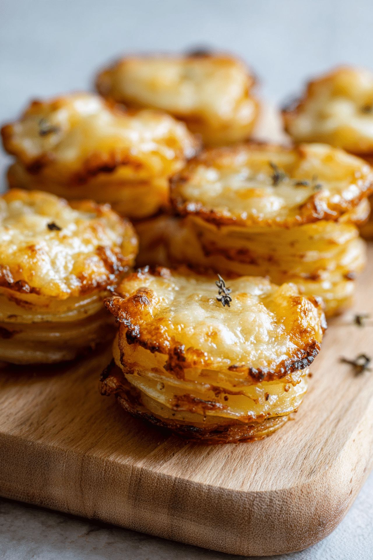 Cheesy Potato Stacks
