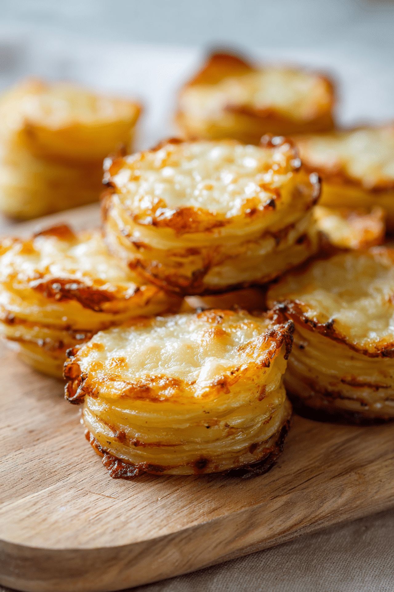 Cheesy Potato Stacks