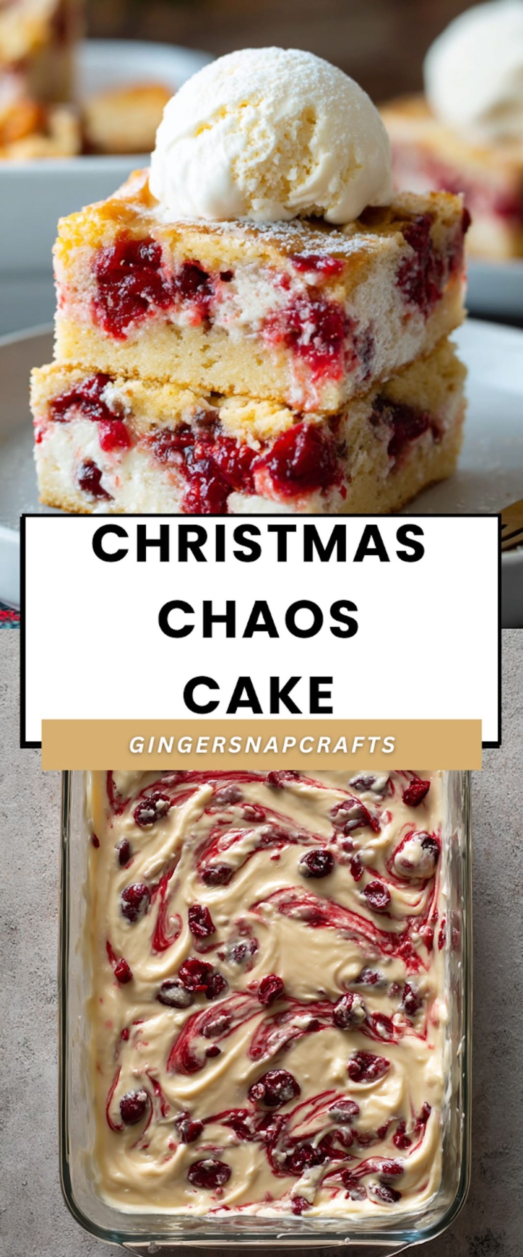 Christmas Chaos Cake