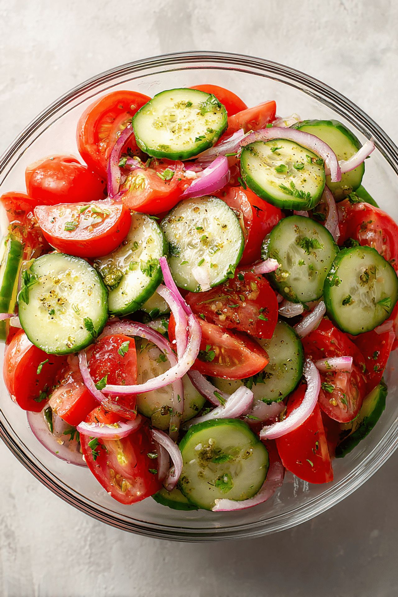 Cucumber Tomato Salad