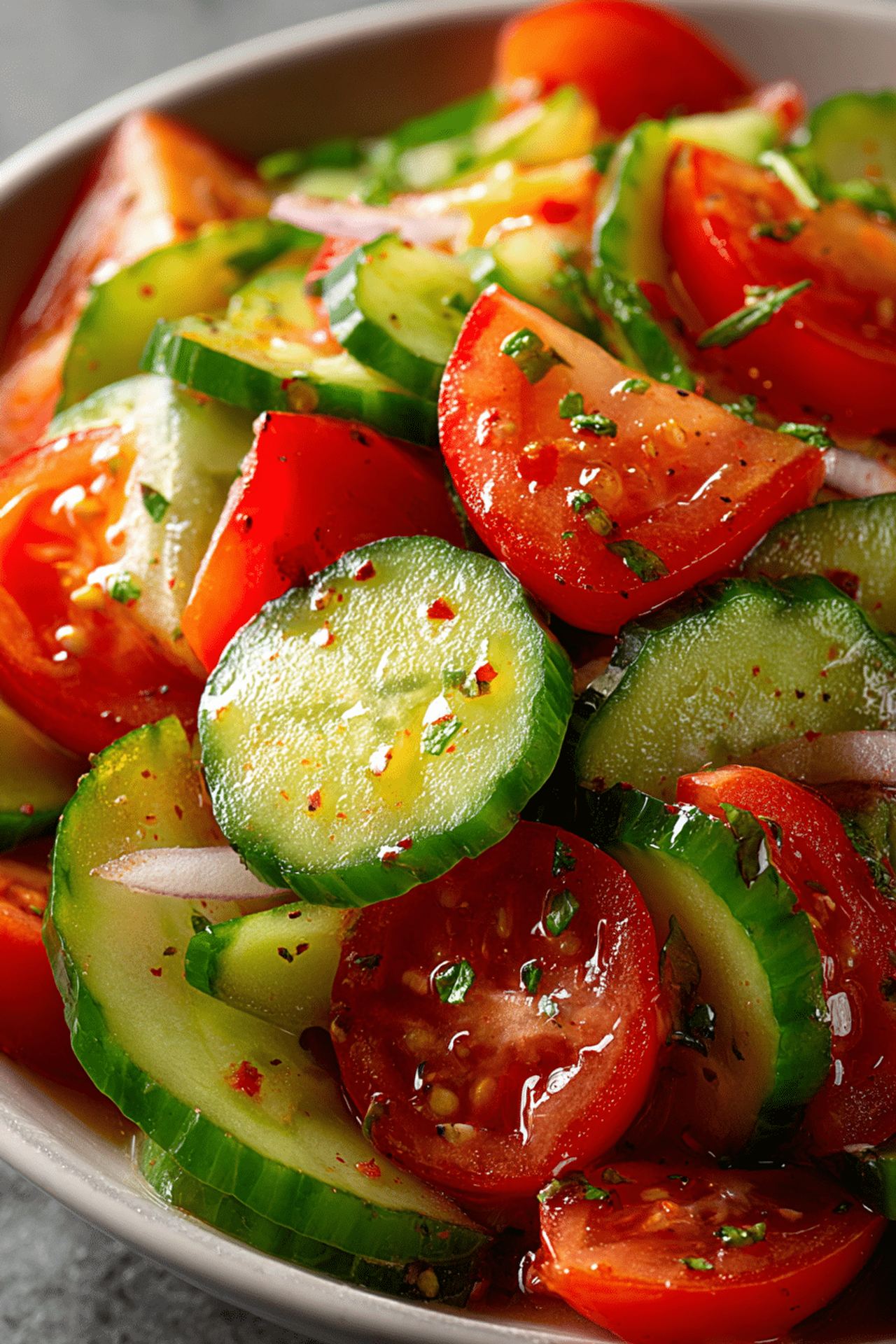 Cucumber Tomato Salad