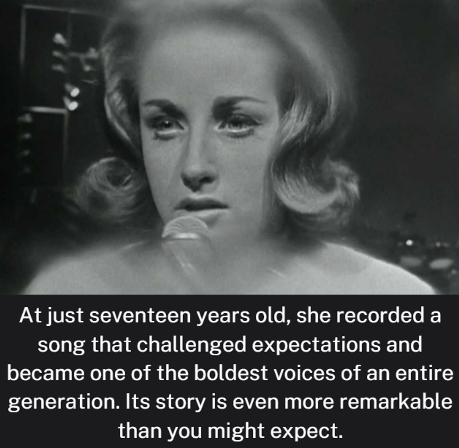 At just seventeen years old, she recorded a song that challenged expectations and became one of the boldest voices of an entire generation. Its story is even more remarkable than you might expect.