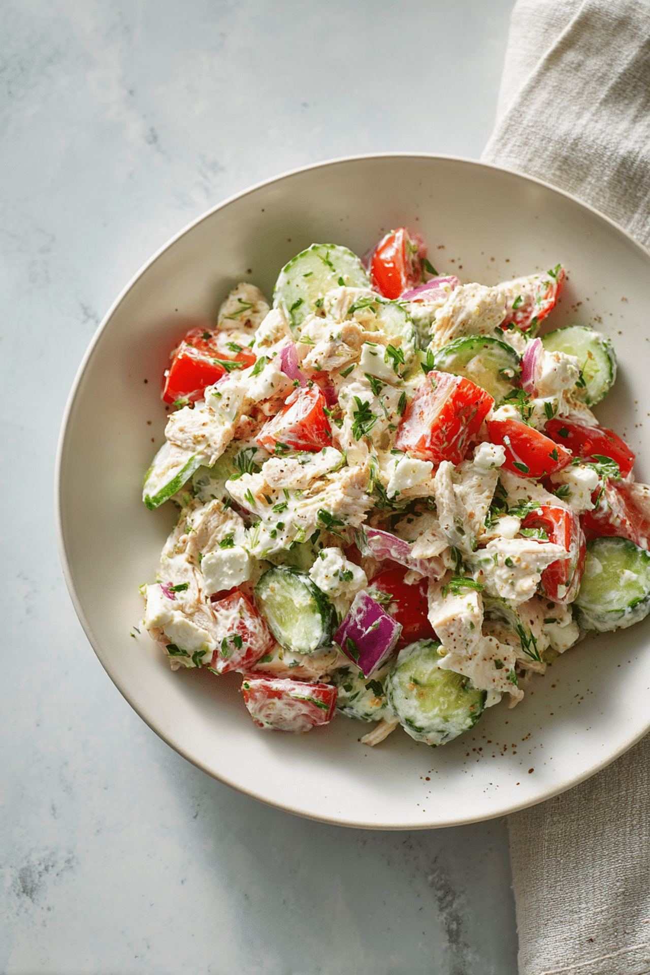 Feta Chicken Salad