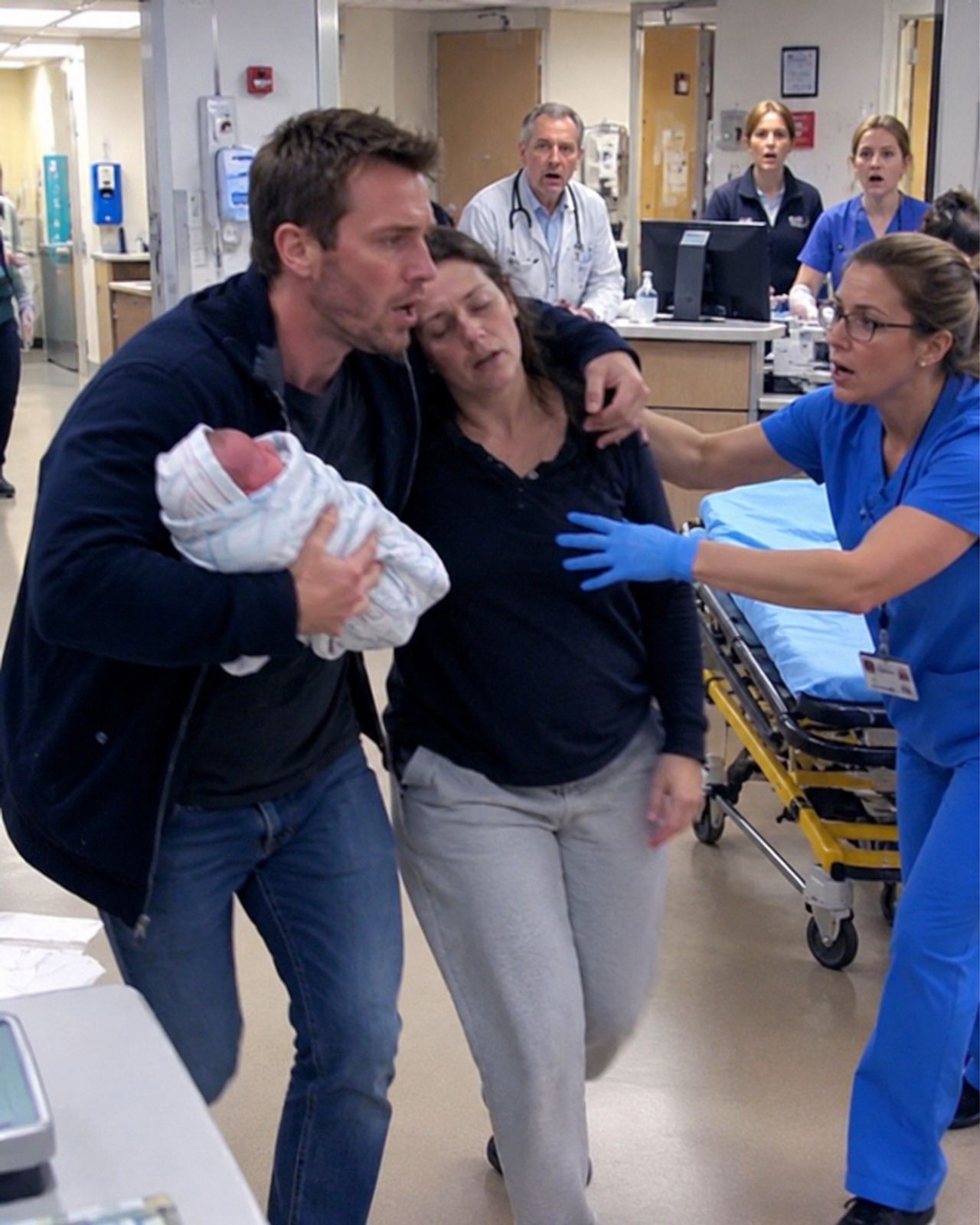 He Came Home Early And Found His Newborn Burning With Fever