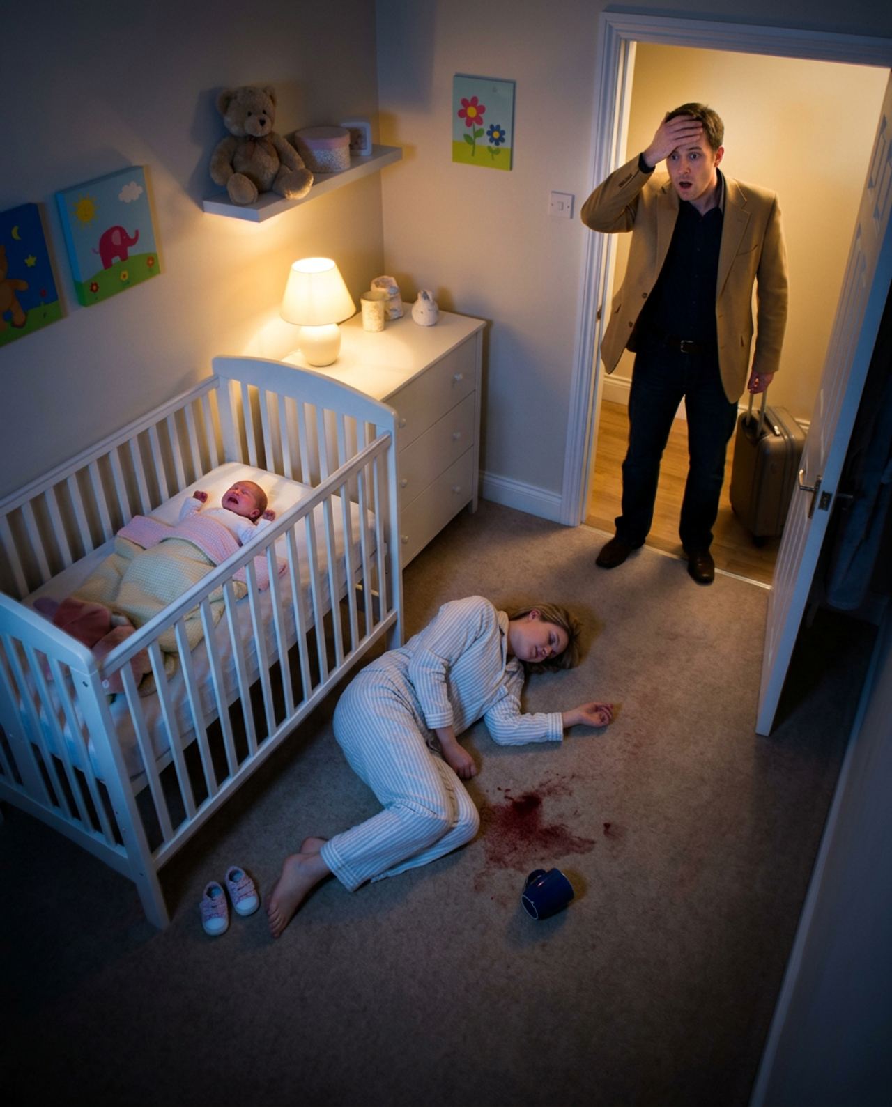 He Left His Wife Bleeding After Birth. Three Days Later, He Found the Nursery Empty