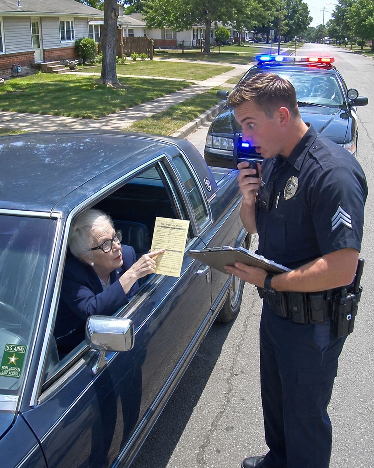 I Gave a Speeding Ticket to a Woman Who Wrote the Law I Was Citing