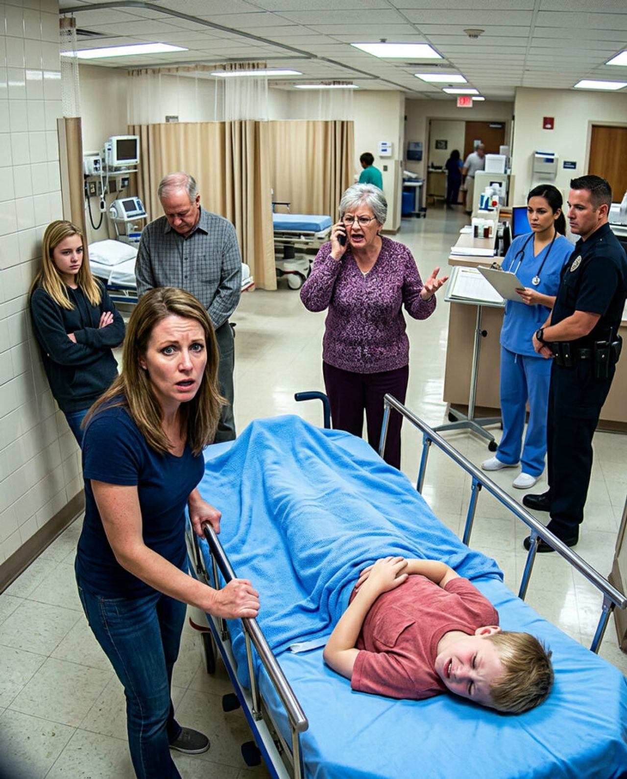 Mom Took Her Injured Son to the ER After Family Tried to Stop 911