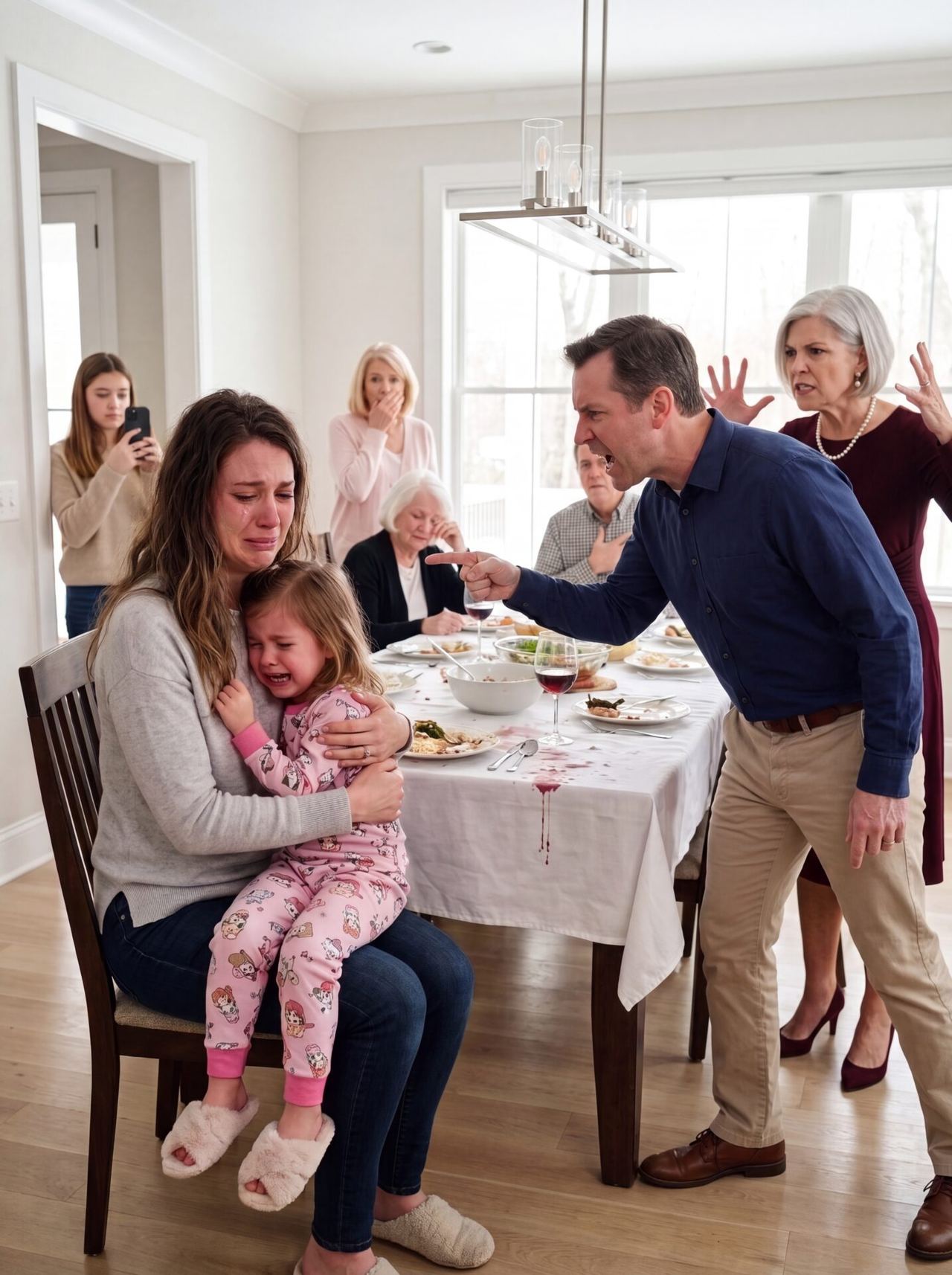 My Husband Hurted Me for Taking Our 104°F Daughter to the ER Instead of Serving His Mother’s Dinner Guests—One Phone Cal
