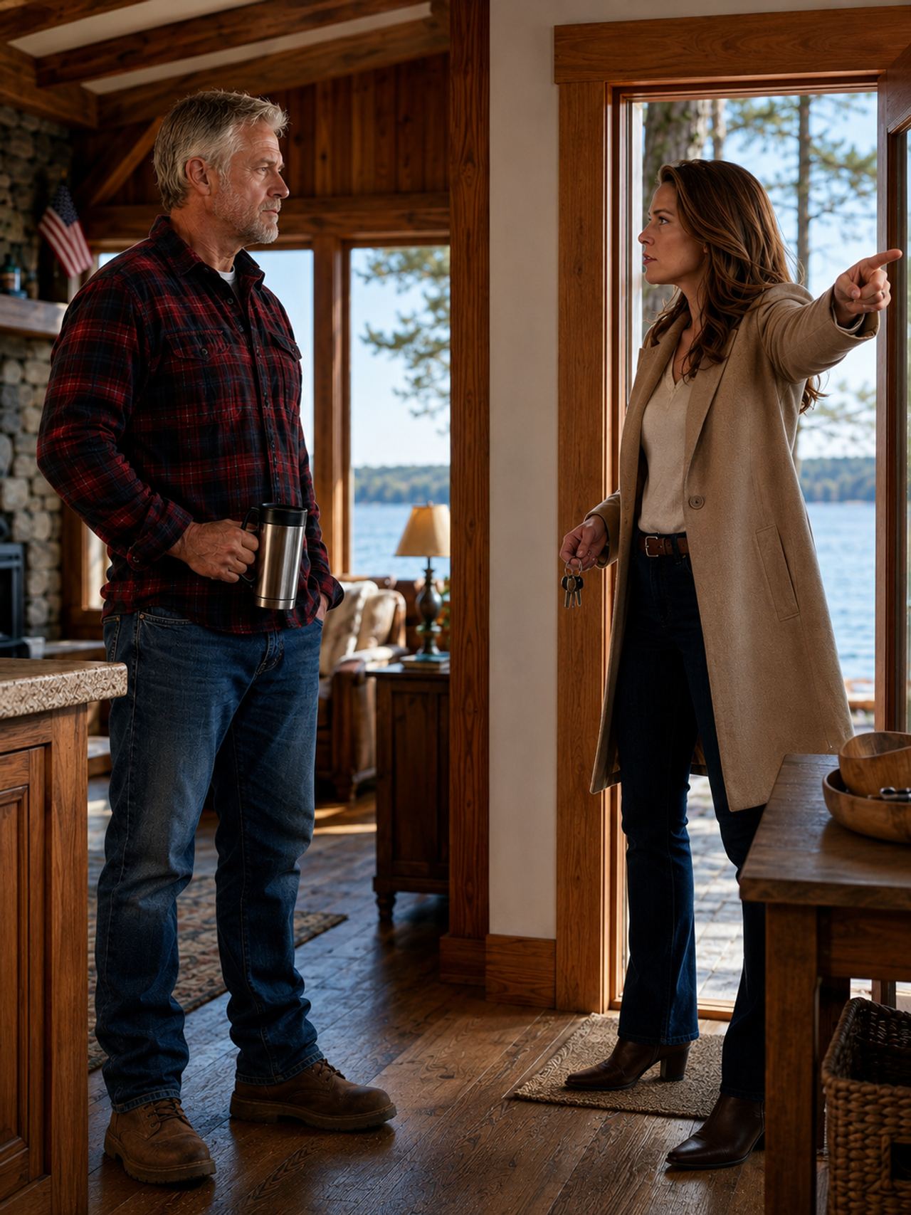 My son’s wife pointed at the door of my own lake cottage and said, ‘You have 48 hours to leave.’ She thought the old man