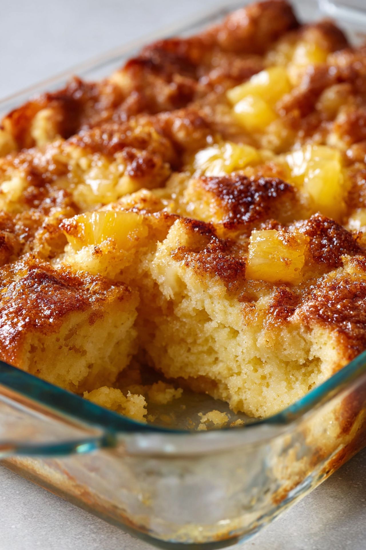 Pineapple Bread Pudding