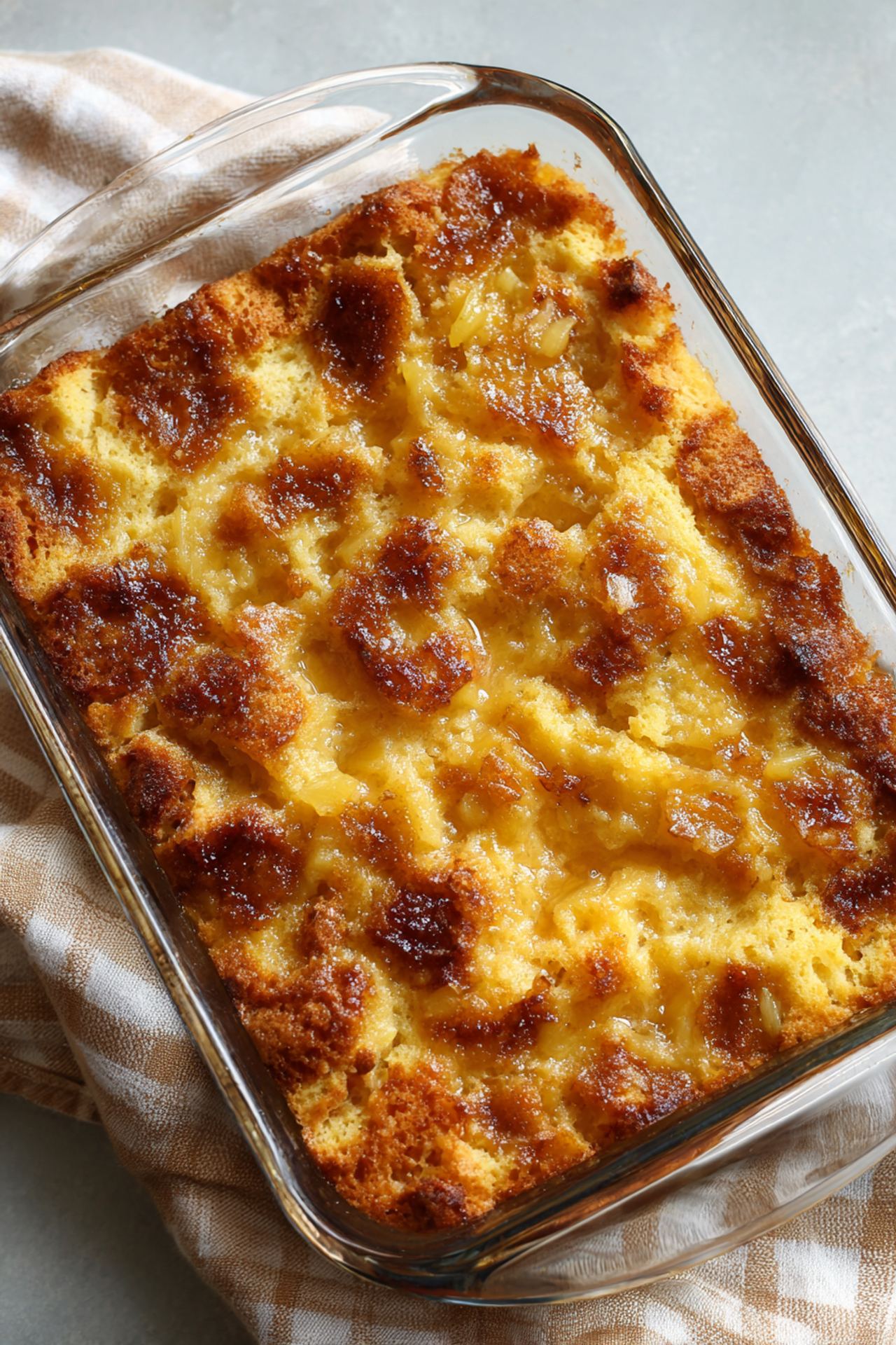 Pineapple Bread Pudding