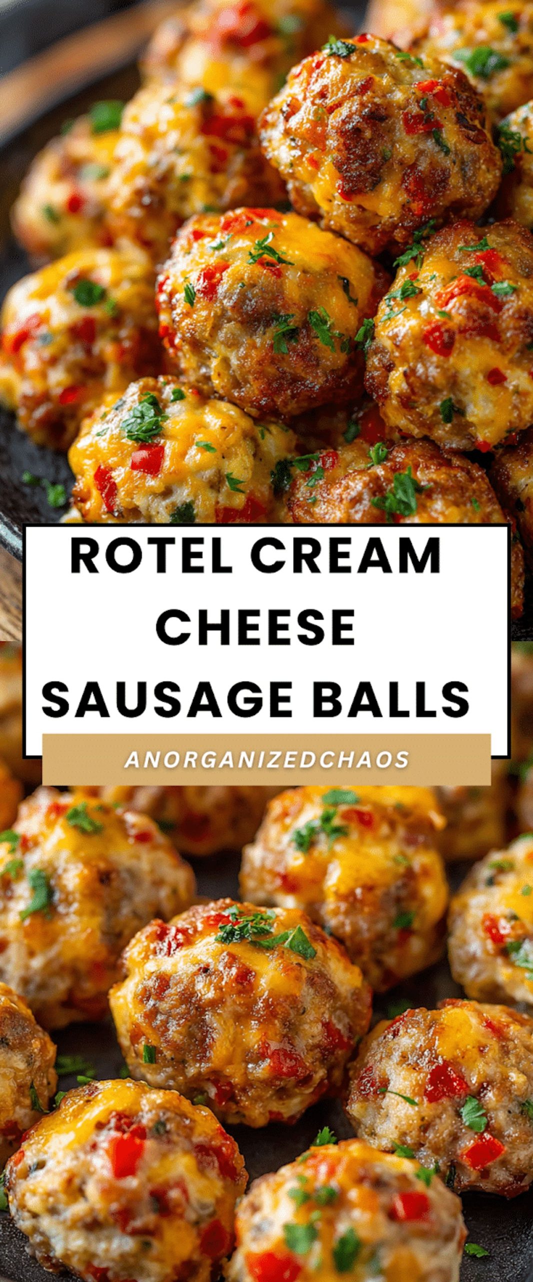 Rotel Cream Cheese Sausage Balls