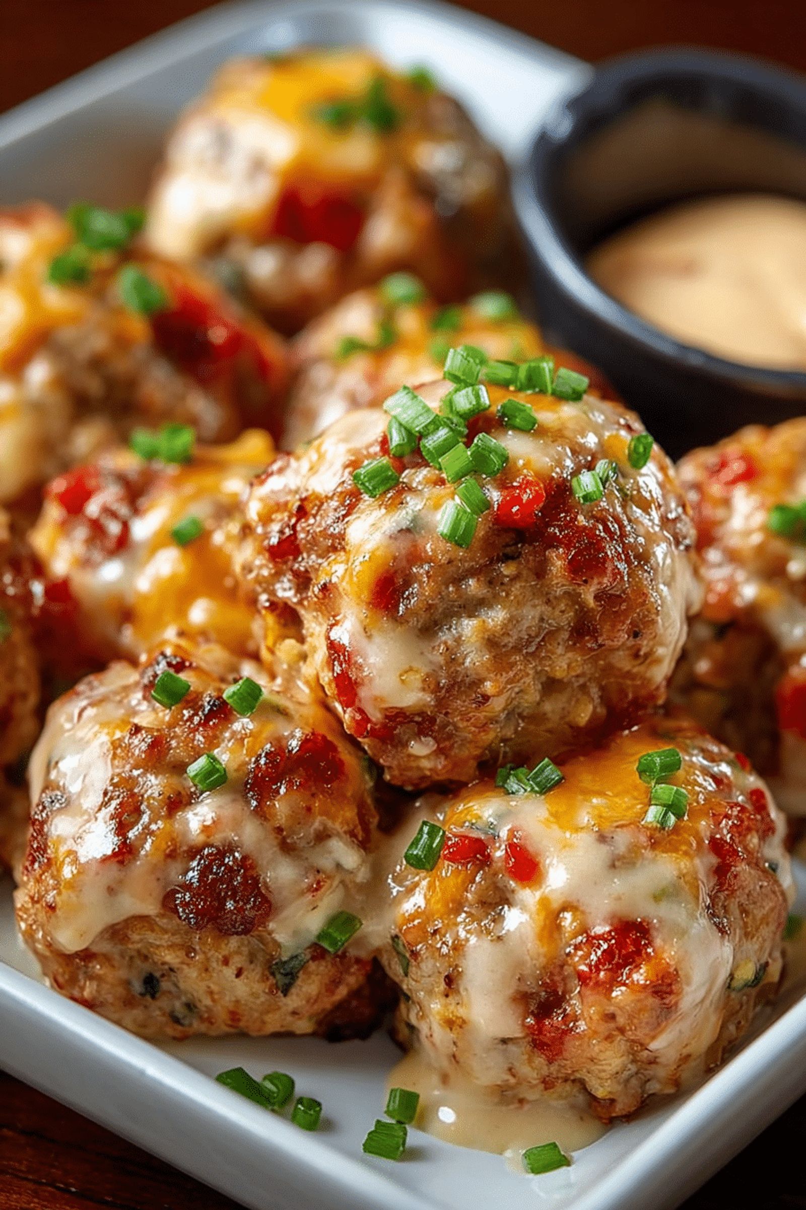 Rotel Cream Cheese Sausage Balls
