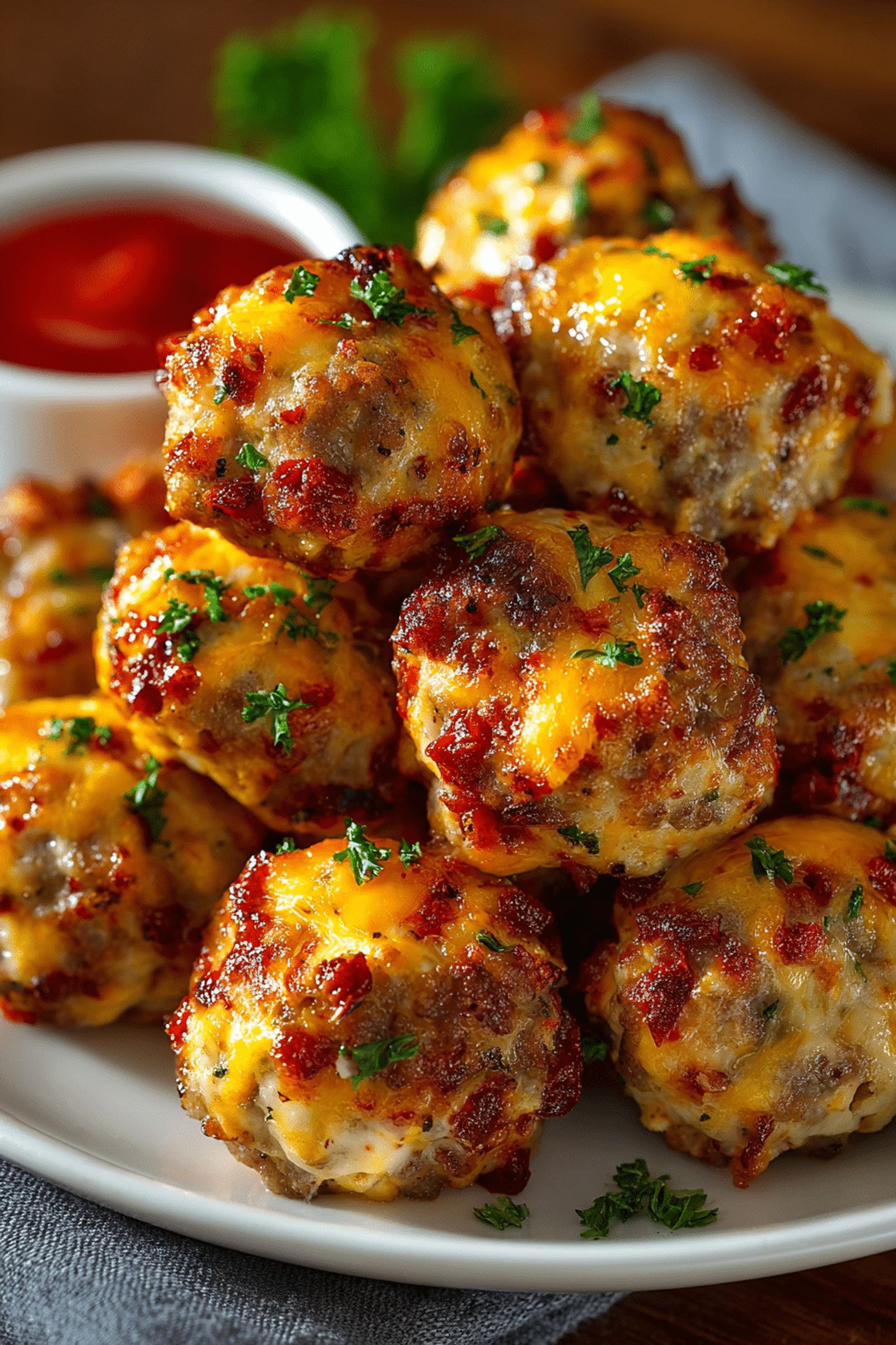 Rotel Cream Cheese Sausage Balls