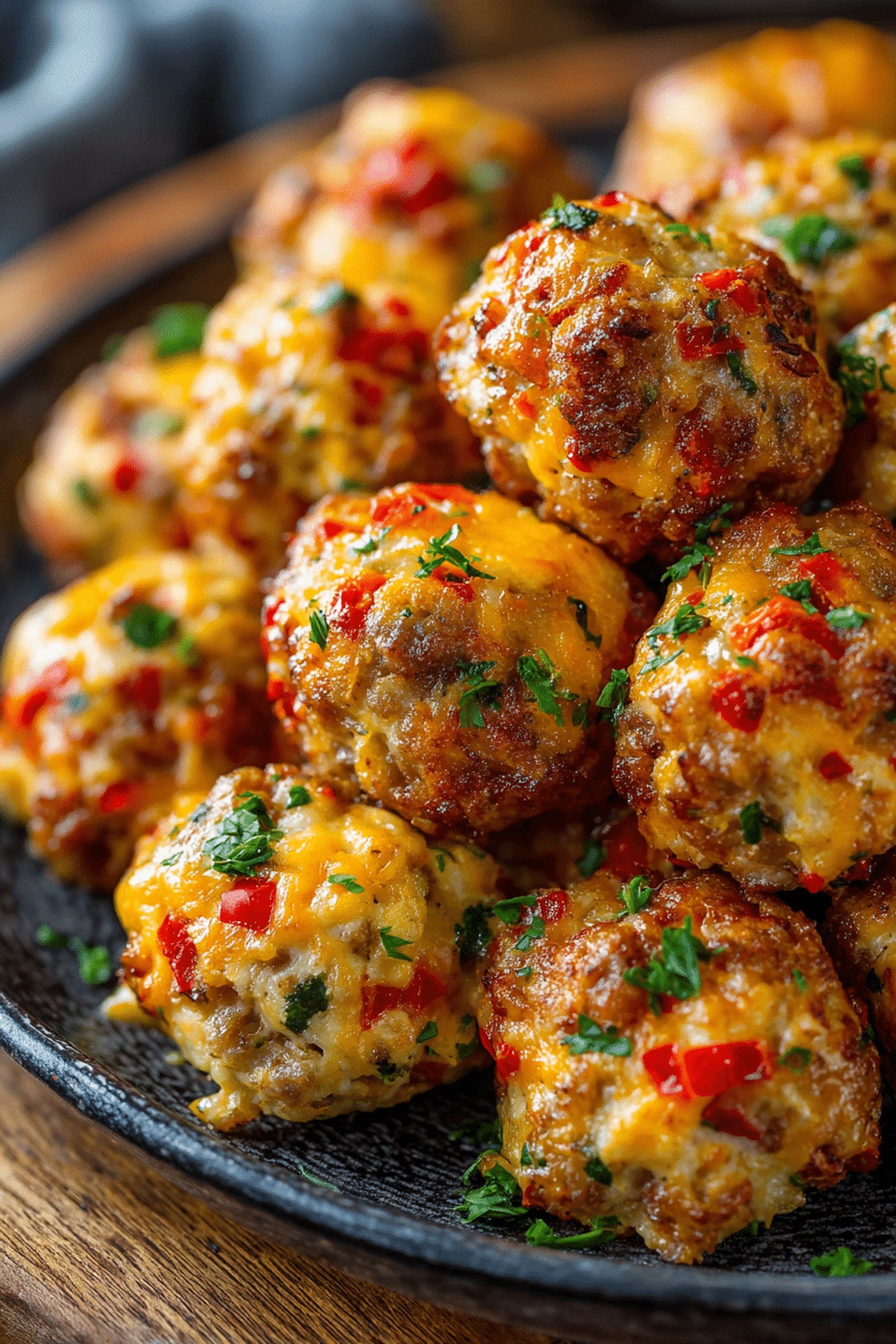 Rotel Cream Cheese Sausage Balls
