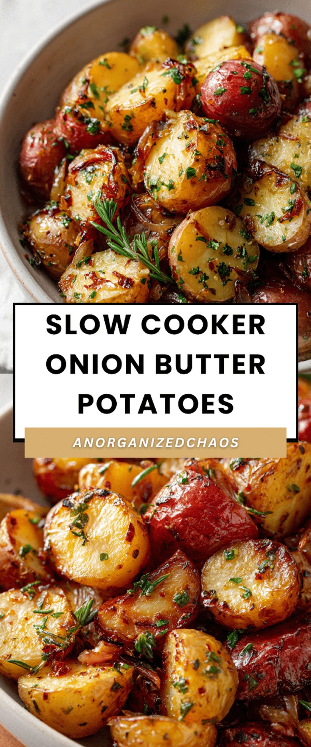 Slow Cooker Onion Butter Potatoes