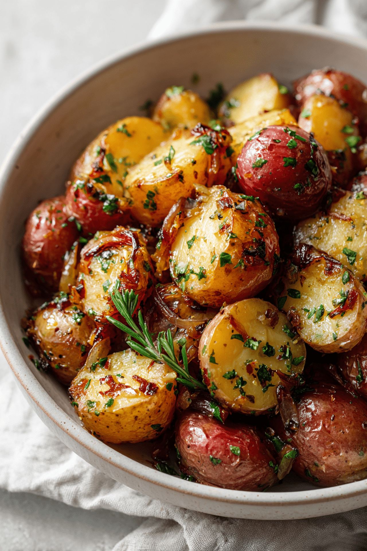 Slow Cooker Onion Butter Potatoes