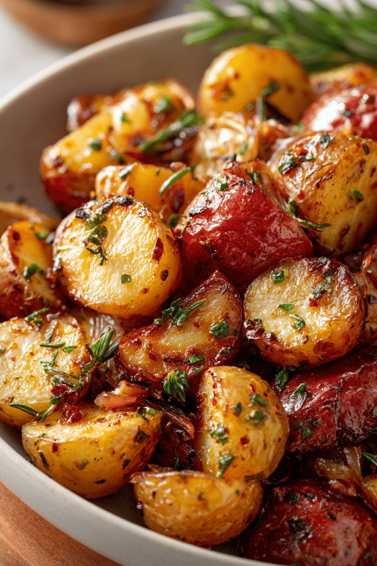Slow Cooker Onion Butter Potatoes