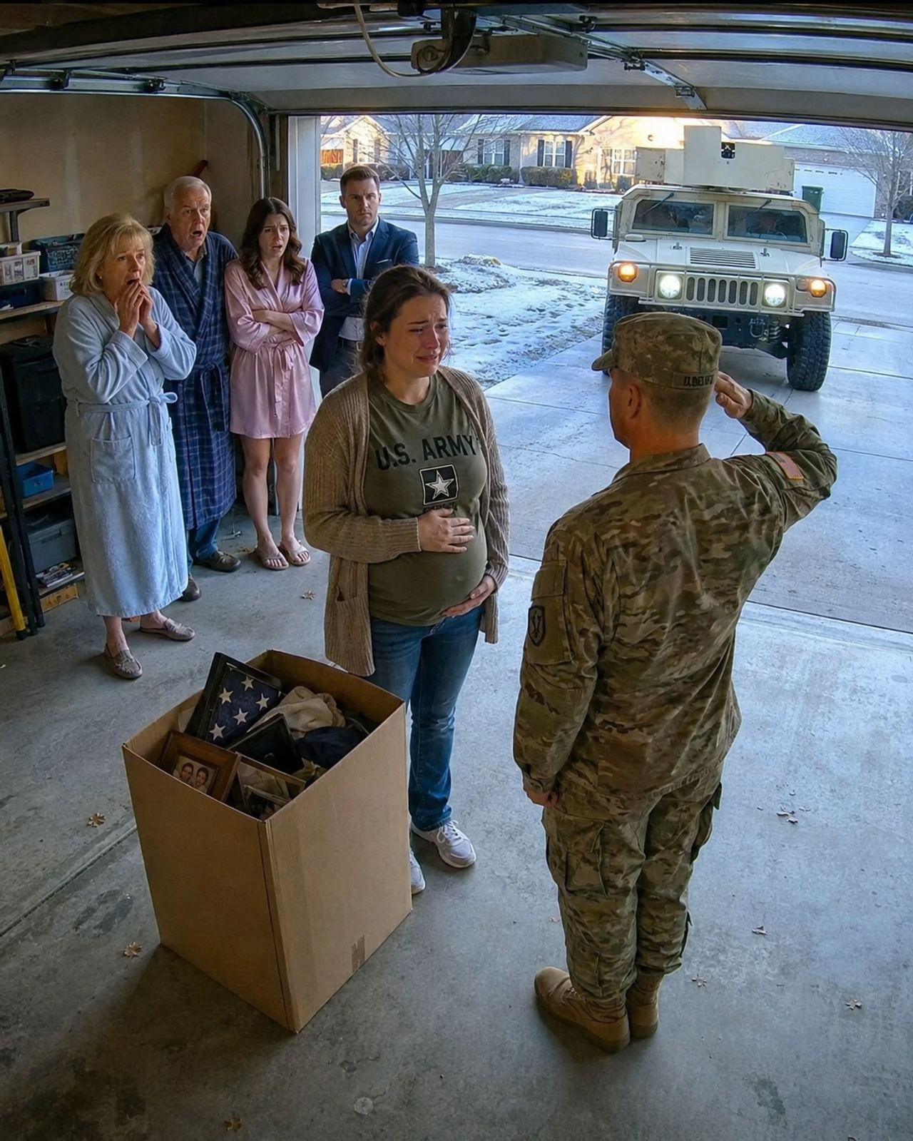 After His Funeral, They Took My Room—Then the Convoy Arrived