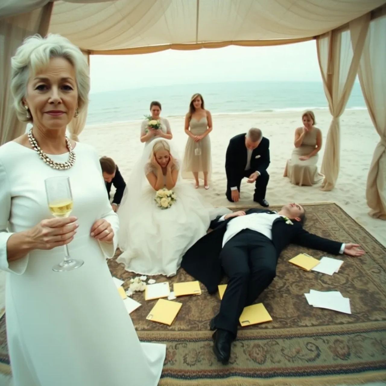 At my daughter’s wedding, her fiancé leaned in with a smug smile: “Pay fifty thousand dollars or disappear from our live