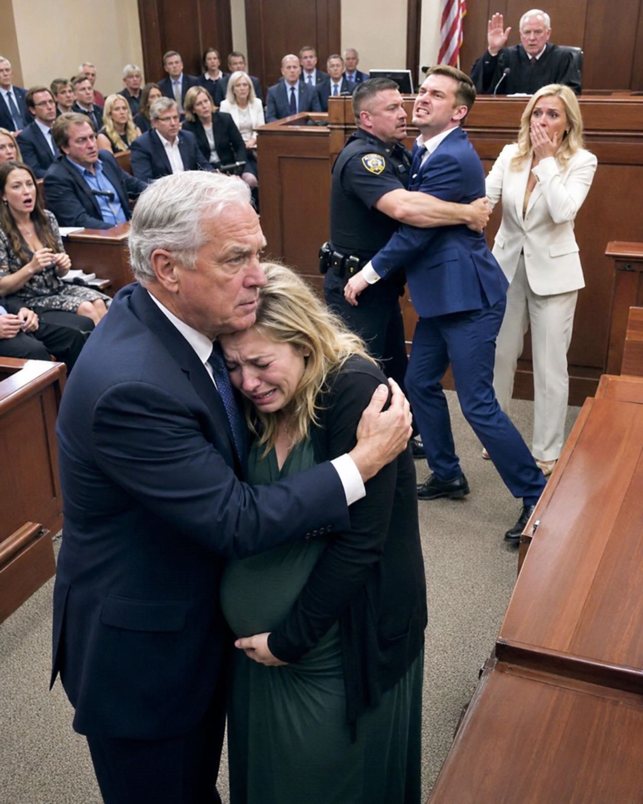 At my divorce hearing, the judge ruled that I would walk away with nothing. My husband wrapped his arm around his mistre