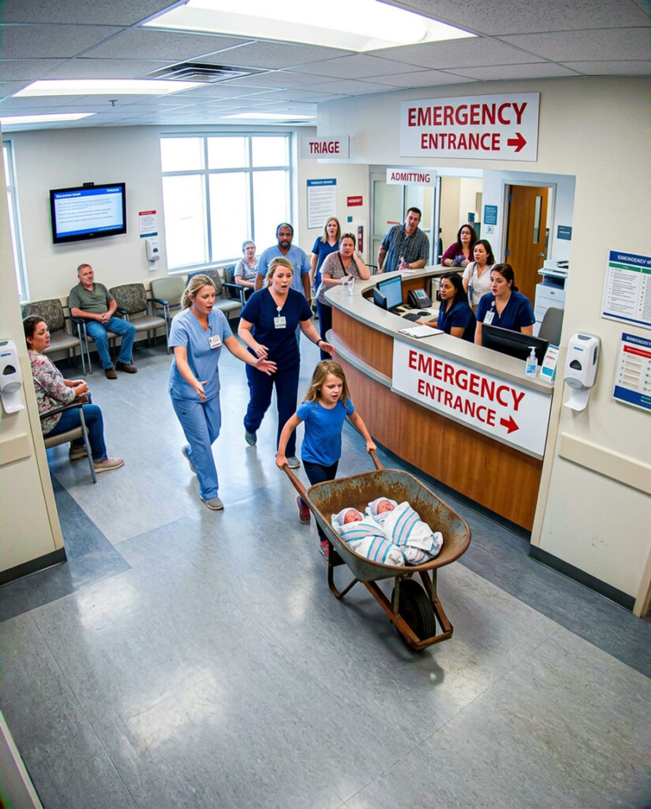 Barefoot Girl Brought Newborn Twins to the ER. Then Police Found the Note