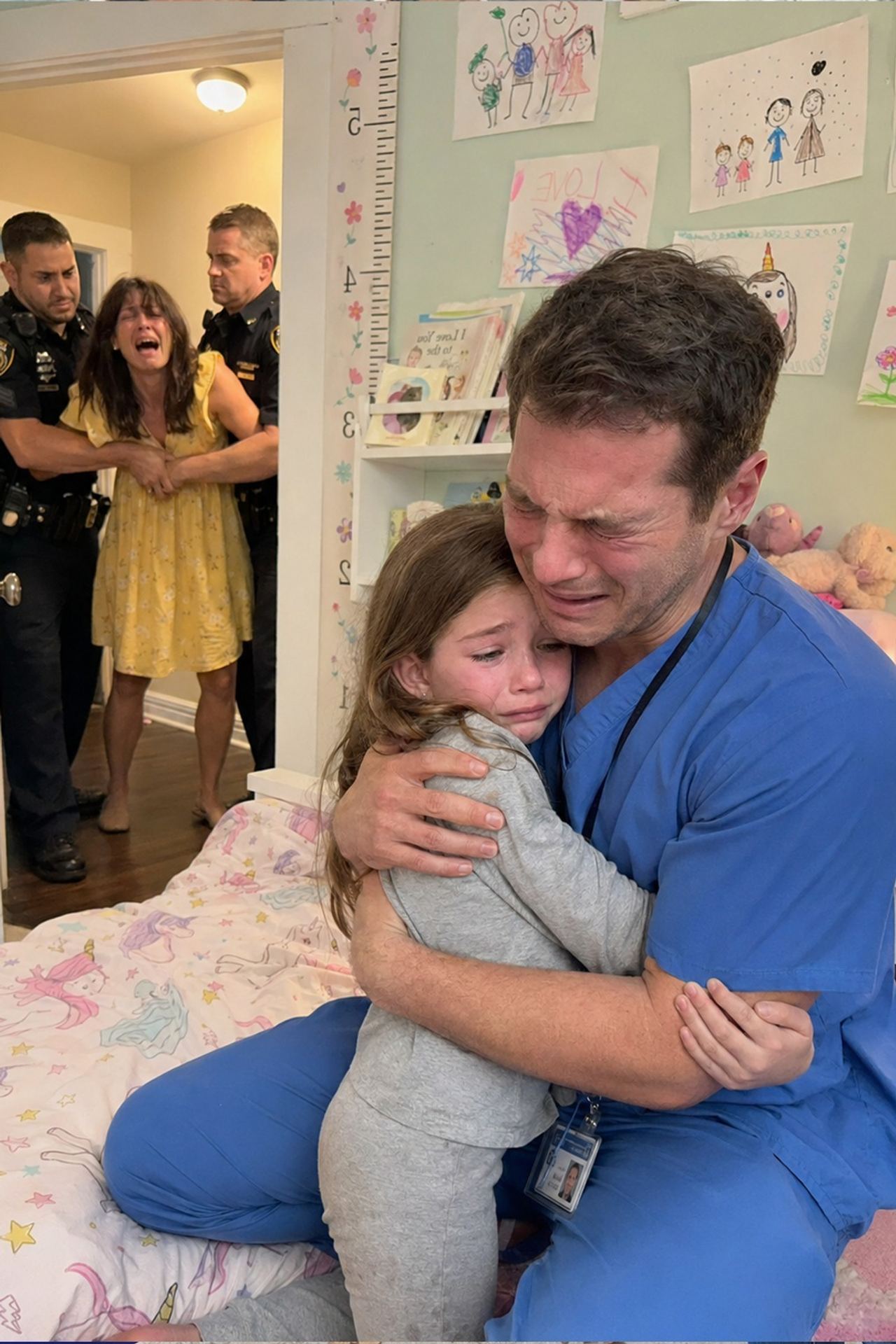 “Dad… my arms hurt so much, mom said I shouldn’t tell you.” Returning from a 48-hour paramedic shift, I found my 8-year-