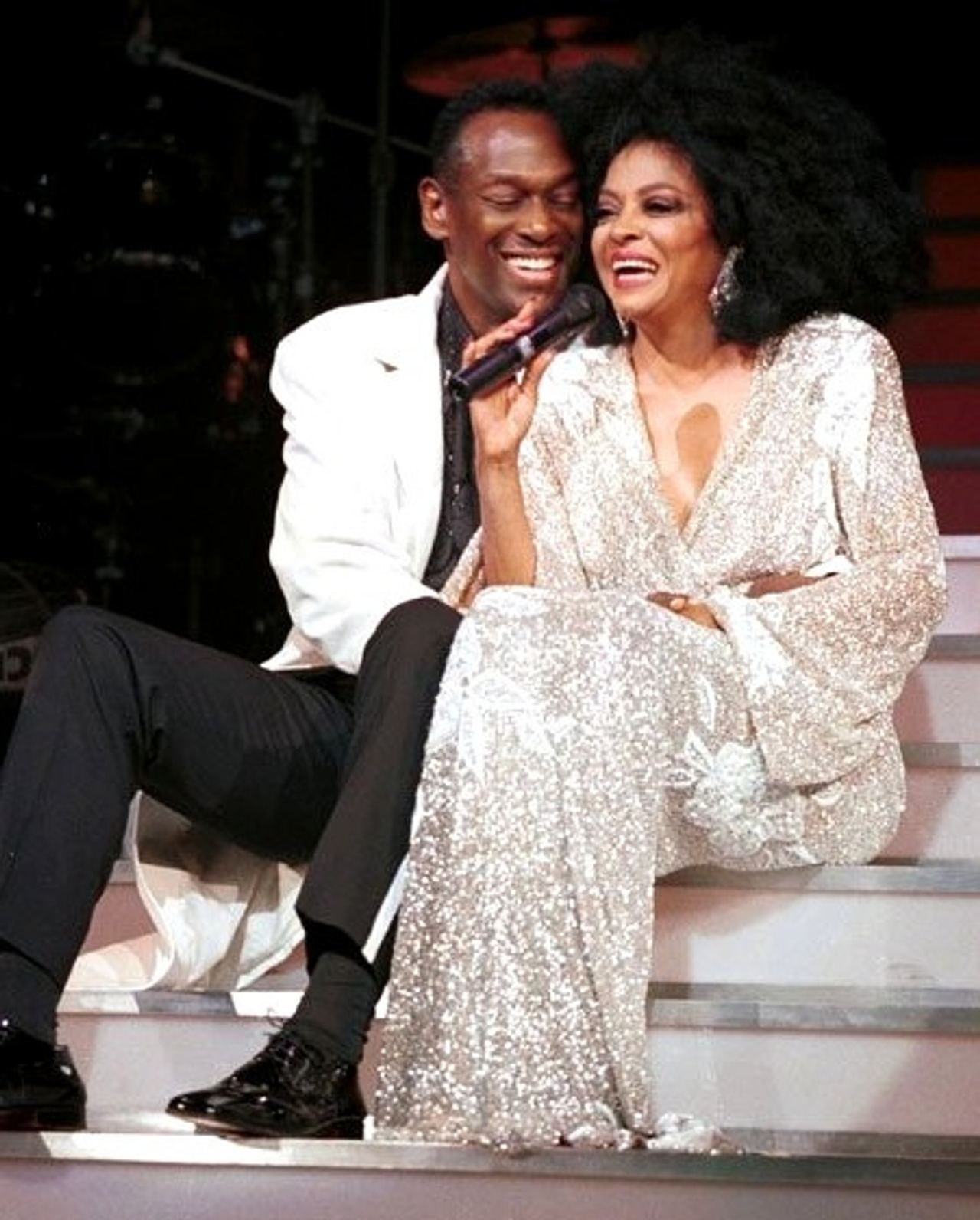 Luther Vandross and Diana Ross 2000