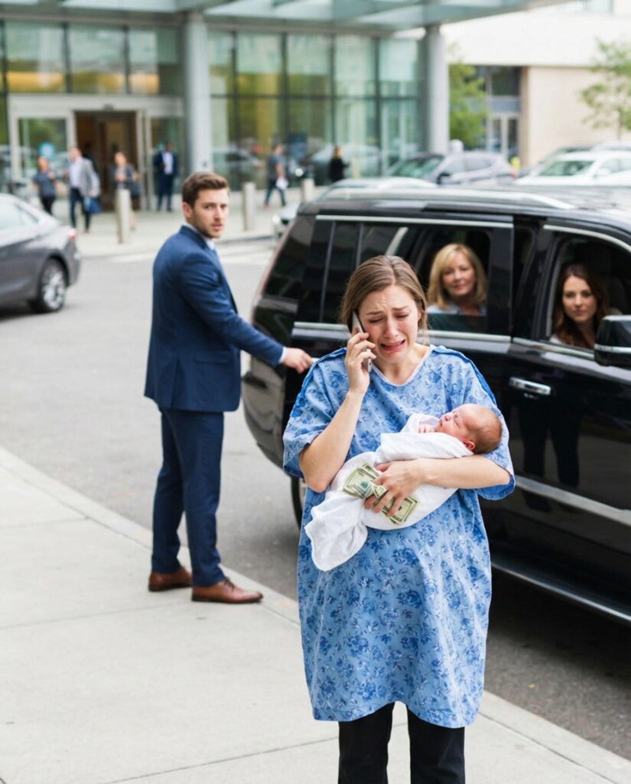 Five days after my C-section, my husband loaded his mother into our luxury SUV and handed me bus fare instead. “Don’t ma