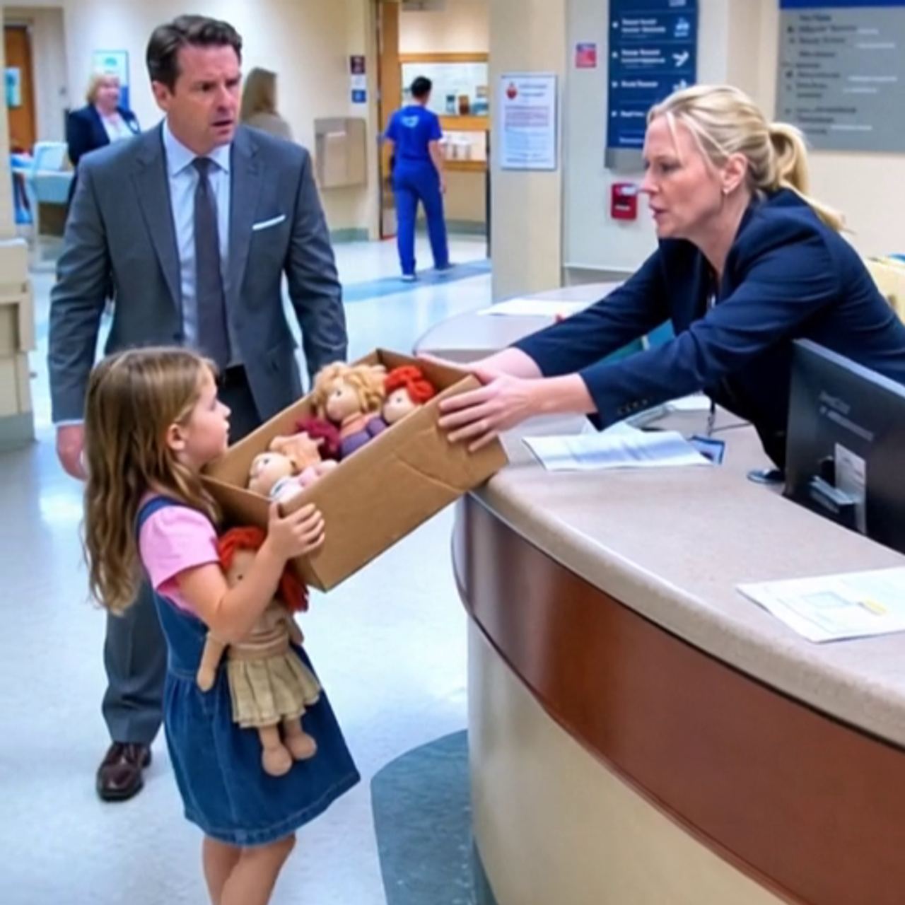 Five-year-old Sarah brought every doll she owned to pay for her mother’s surgery. The hospital