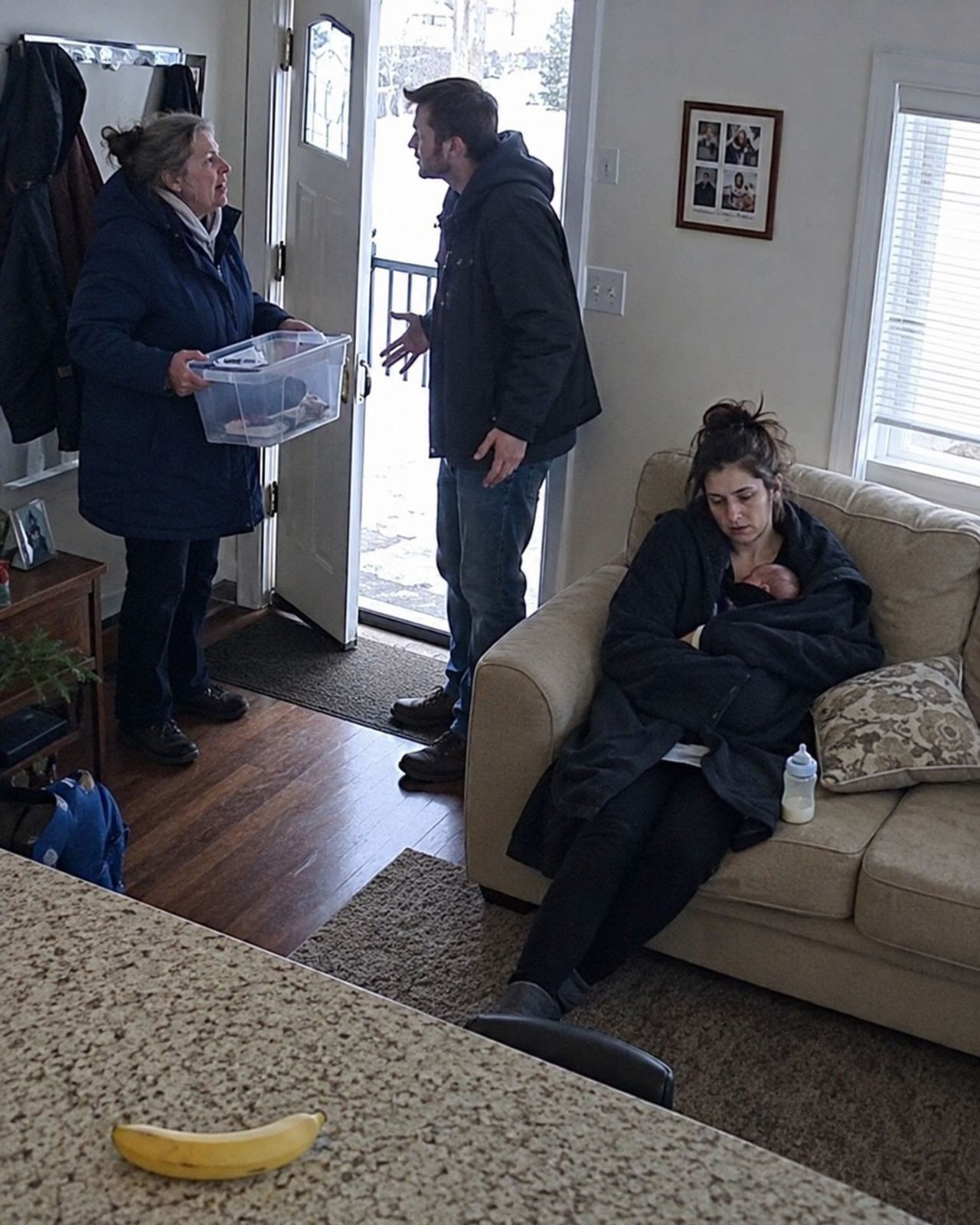 He Came Home Early And Found His Newborn Freezing In His House-myhoa