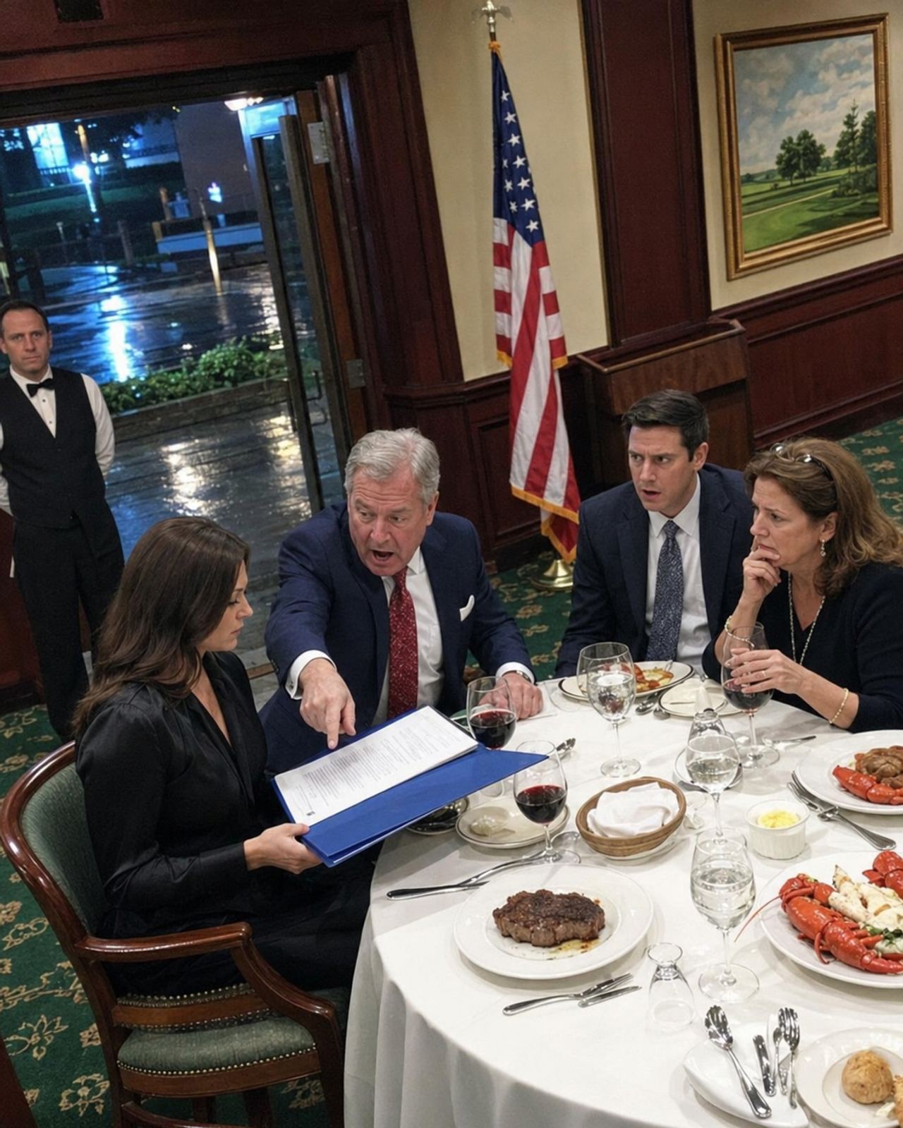 Her Father Wanted $15 Million. Her Blue Folder Changed Dinner