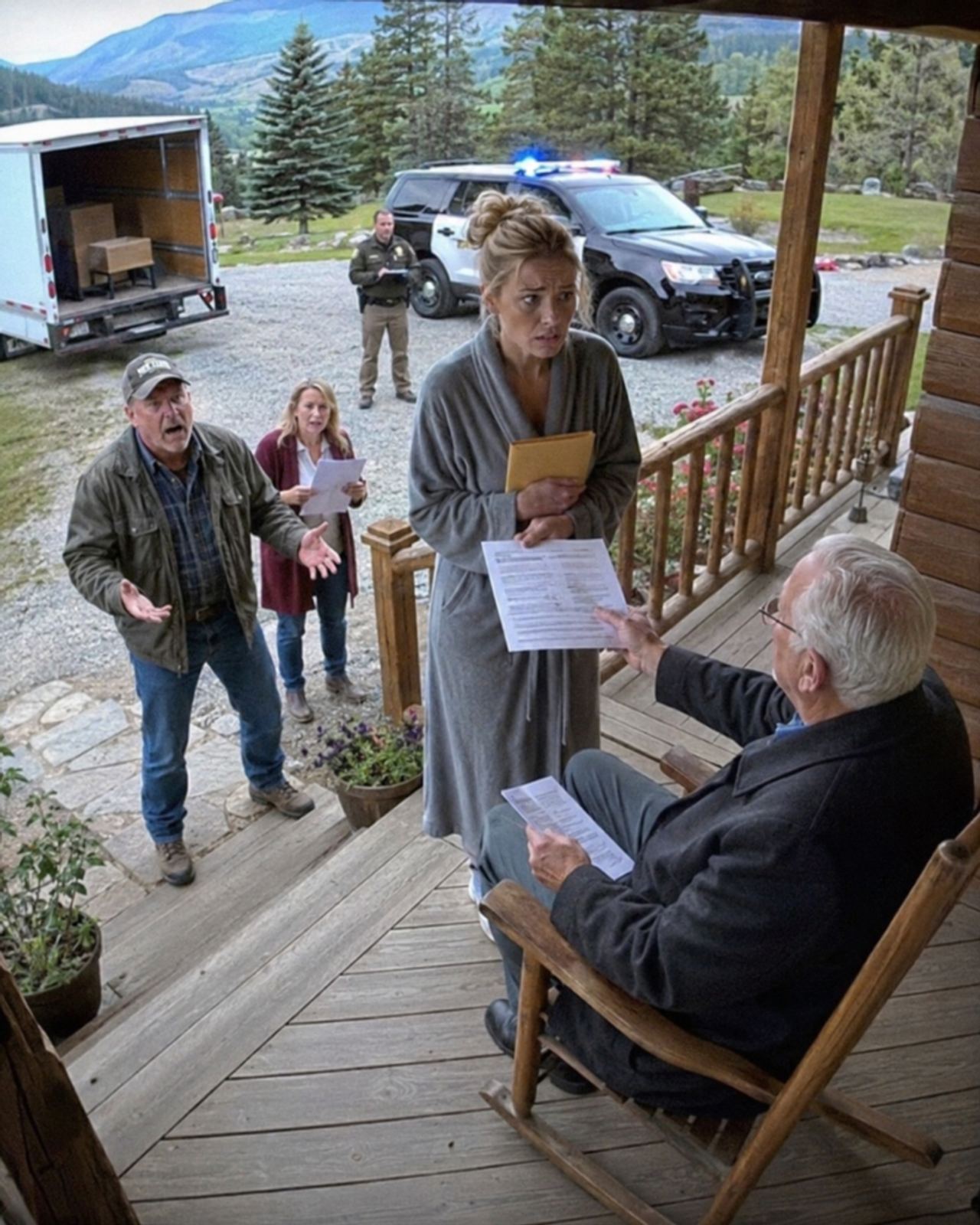 Her Parents Brought a Moving Truck, But the Porch Lawyer Had Proof