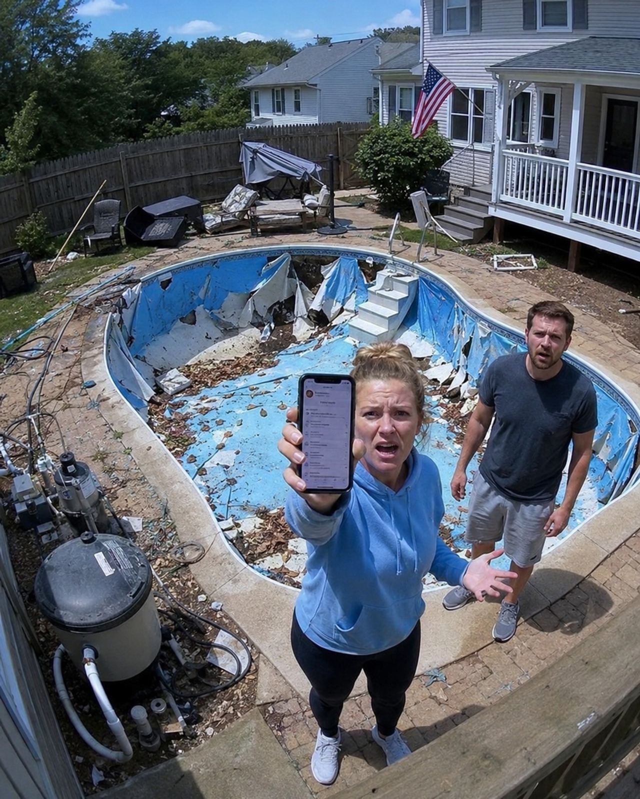 Her Sister-In-Law Drained the Pool, but Forgot the Digital Trail