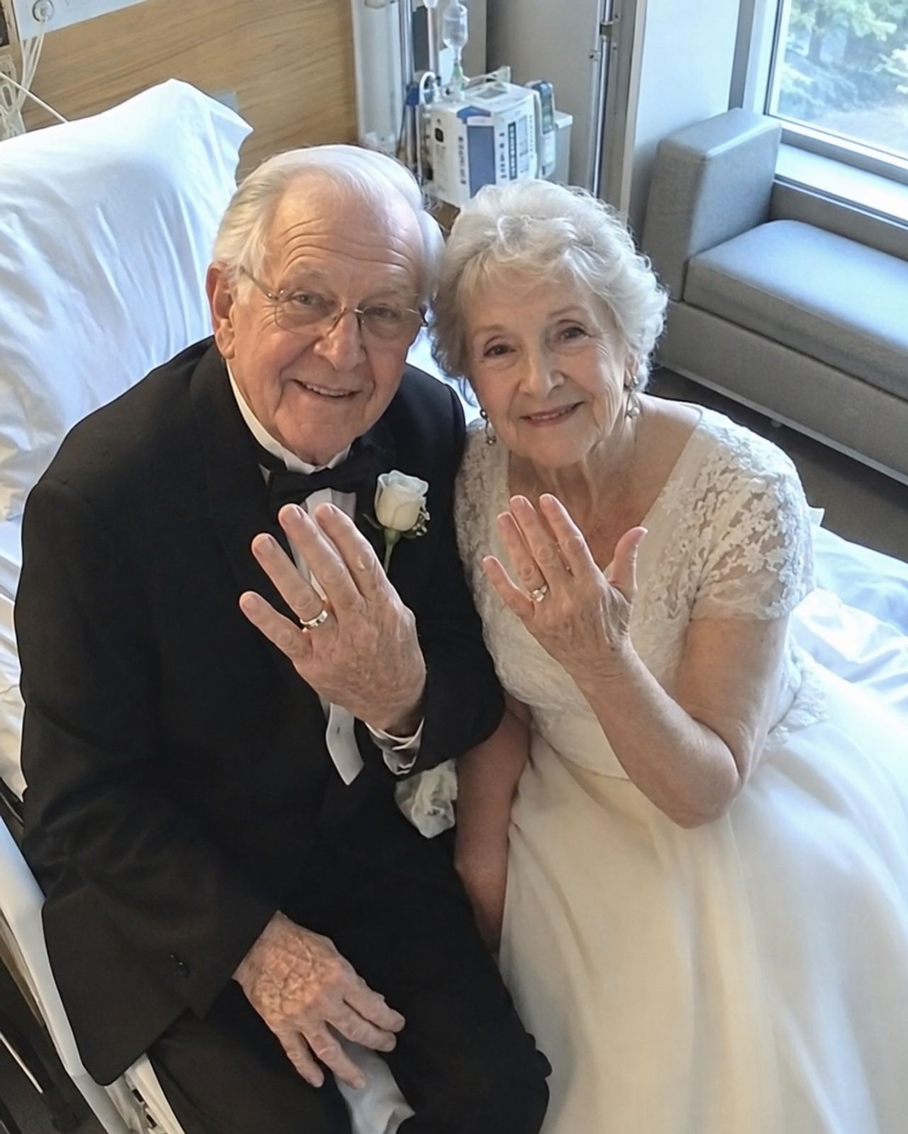 I married my dying high school sweetheart at seventy-three