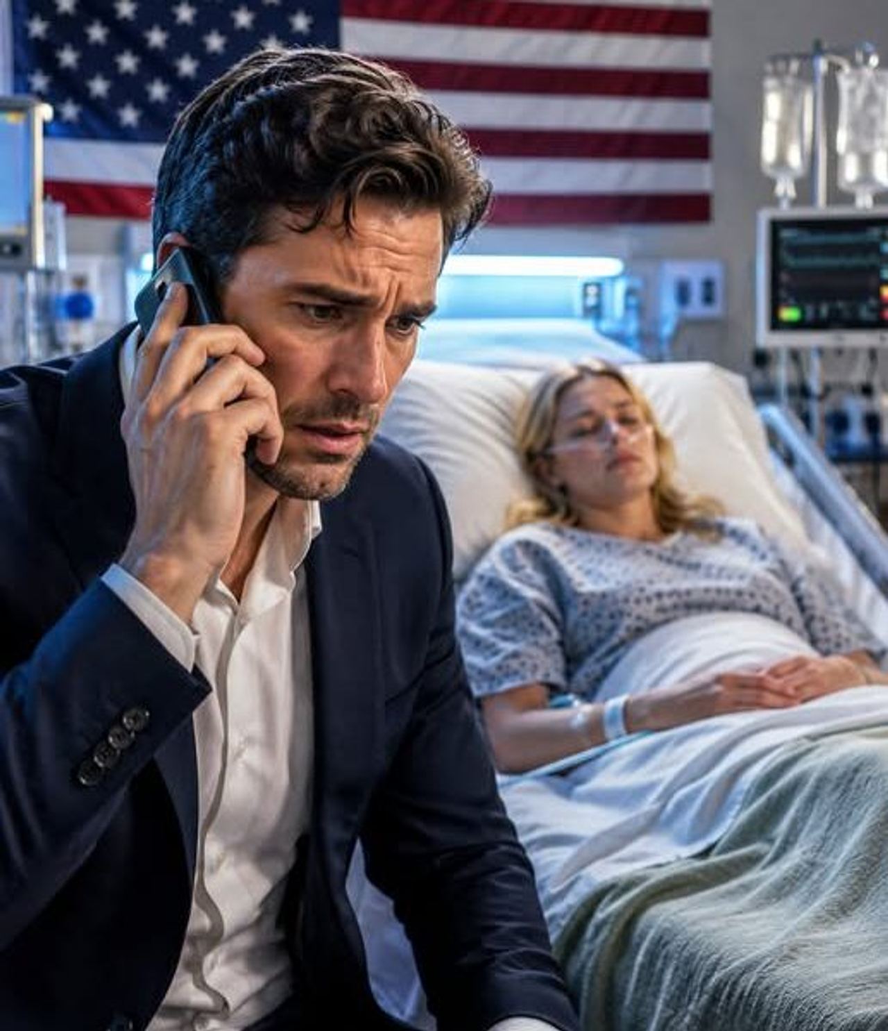 I slept with my ex-wife again on a business trip, and at dawn, a red stain on the sheet left me breathless. A month late