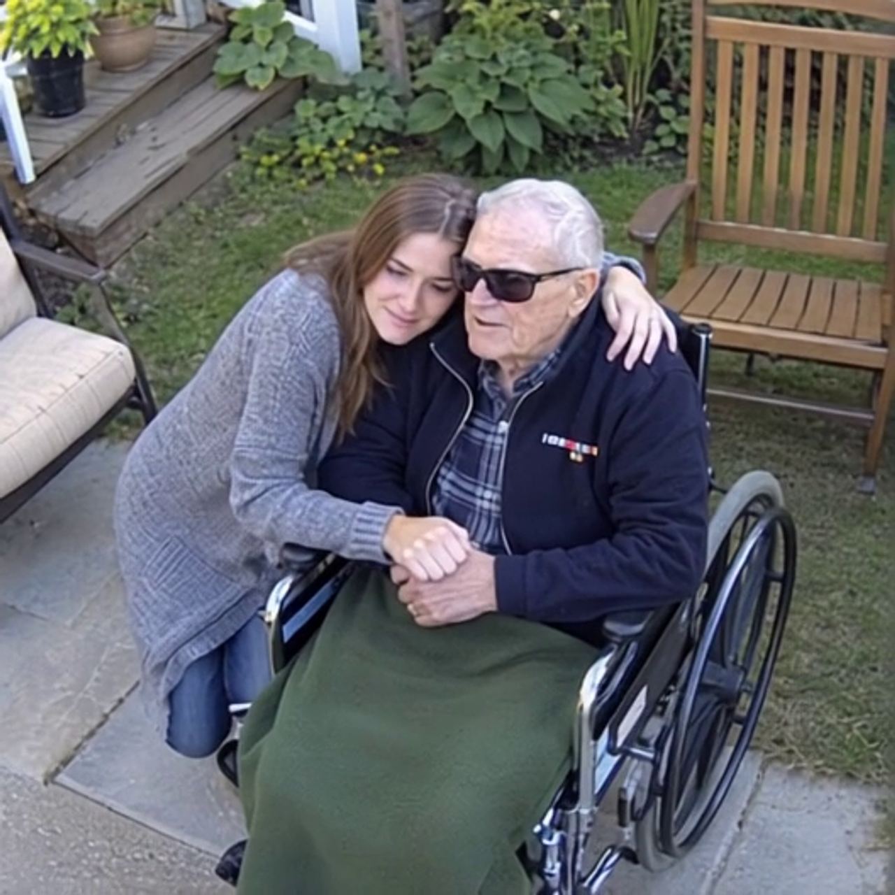 I was hired to visit a blind, isolated veteran every Sunday and act as though