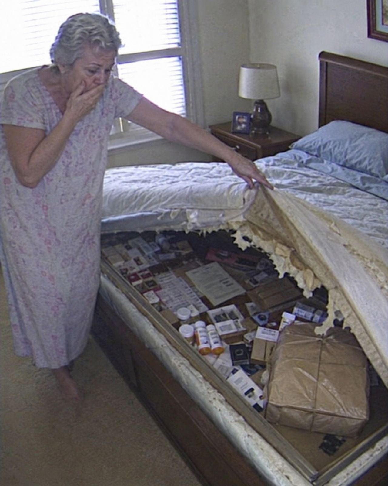I washed the sheets seven times and still the strange smell of my husband wouldn’t go away… but when I tore the mattress
