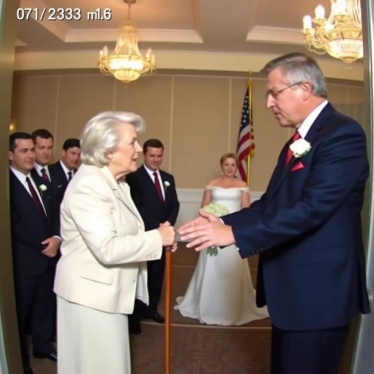 I went to my granddaughter’s wedding. Right at the entrance, my son stopped me and said, “Mom, your name isn’t on the li
