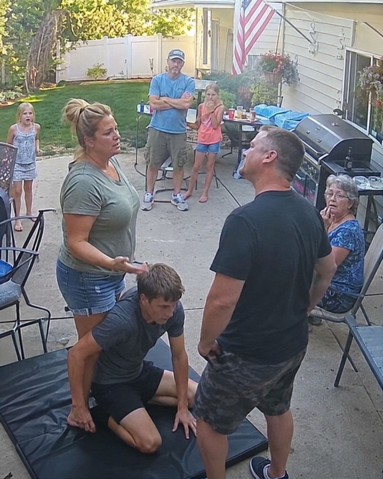 My Brother-In-Law Pushed My Thirteen-Year-Old Son Onto The Backyard Mat, Then Mocked Me In Front Of The Family While My 
